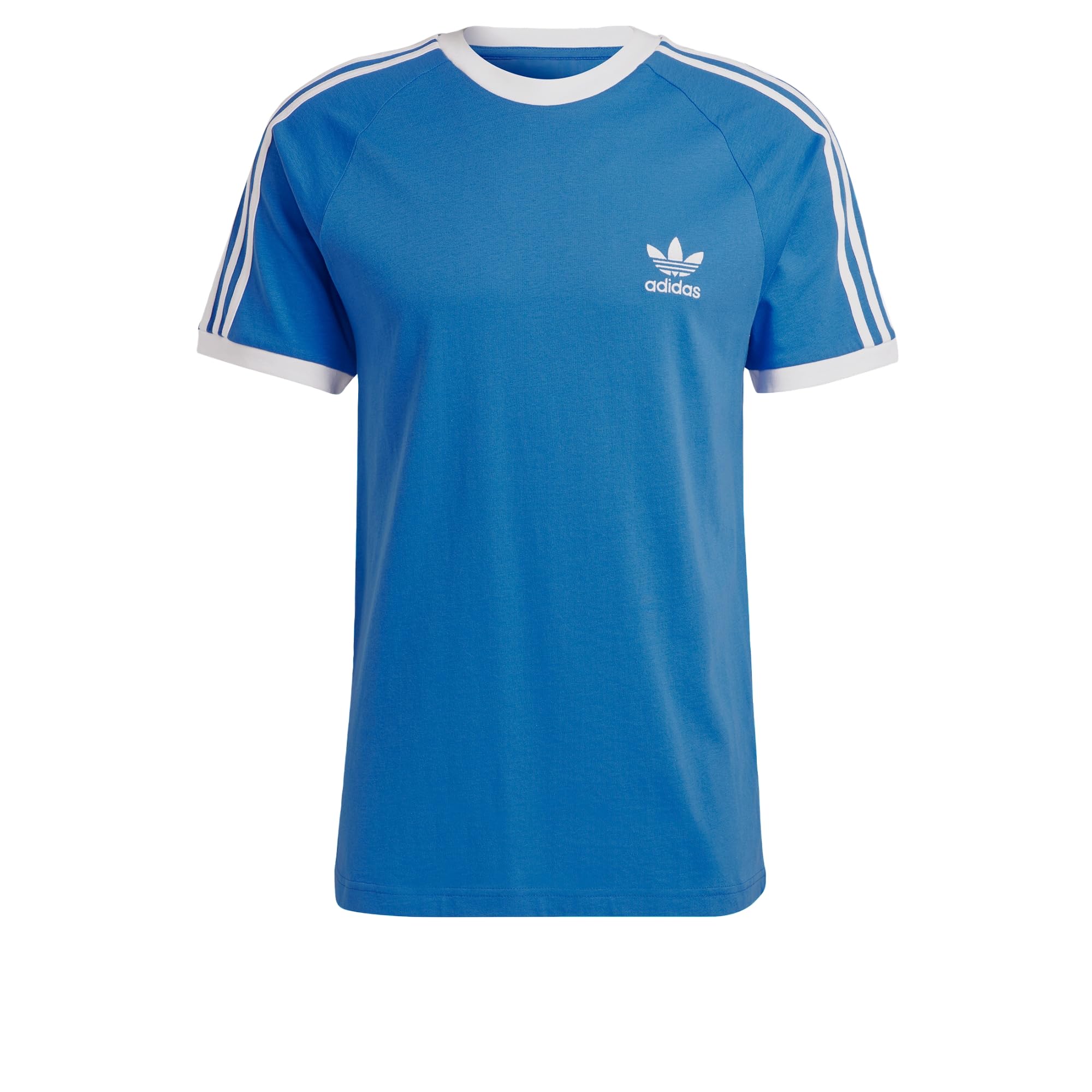 adidas 3-​stripes Tee, Camiseta Hombre, Bluebird, S