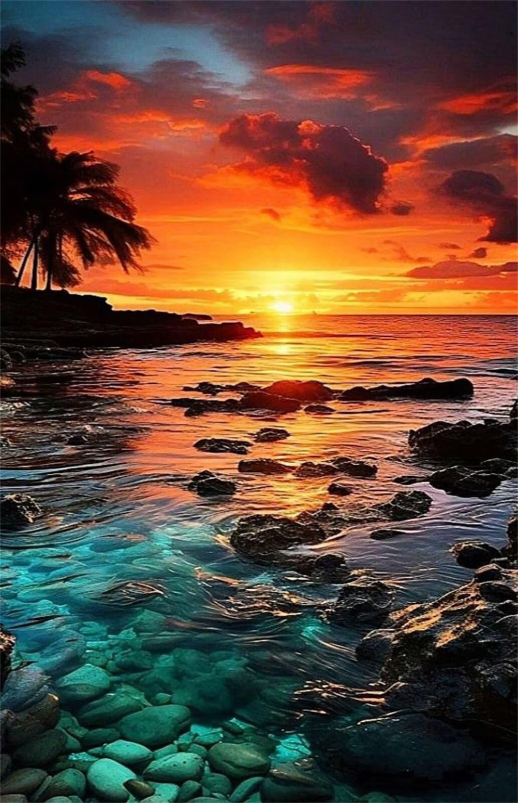 1314 Pezzi Puzzle Adulti Oceano Tramonto, Puzzle Impegnativo Decorazione Interna e Regalo