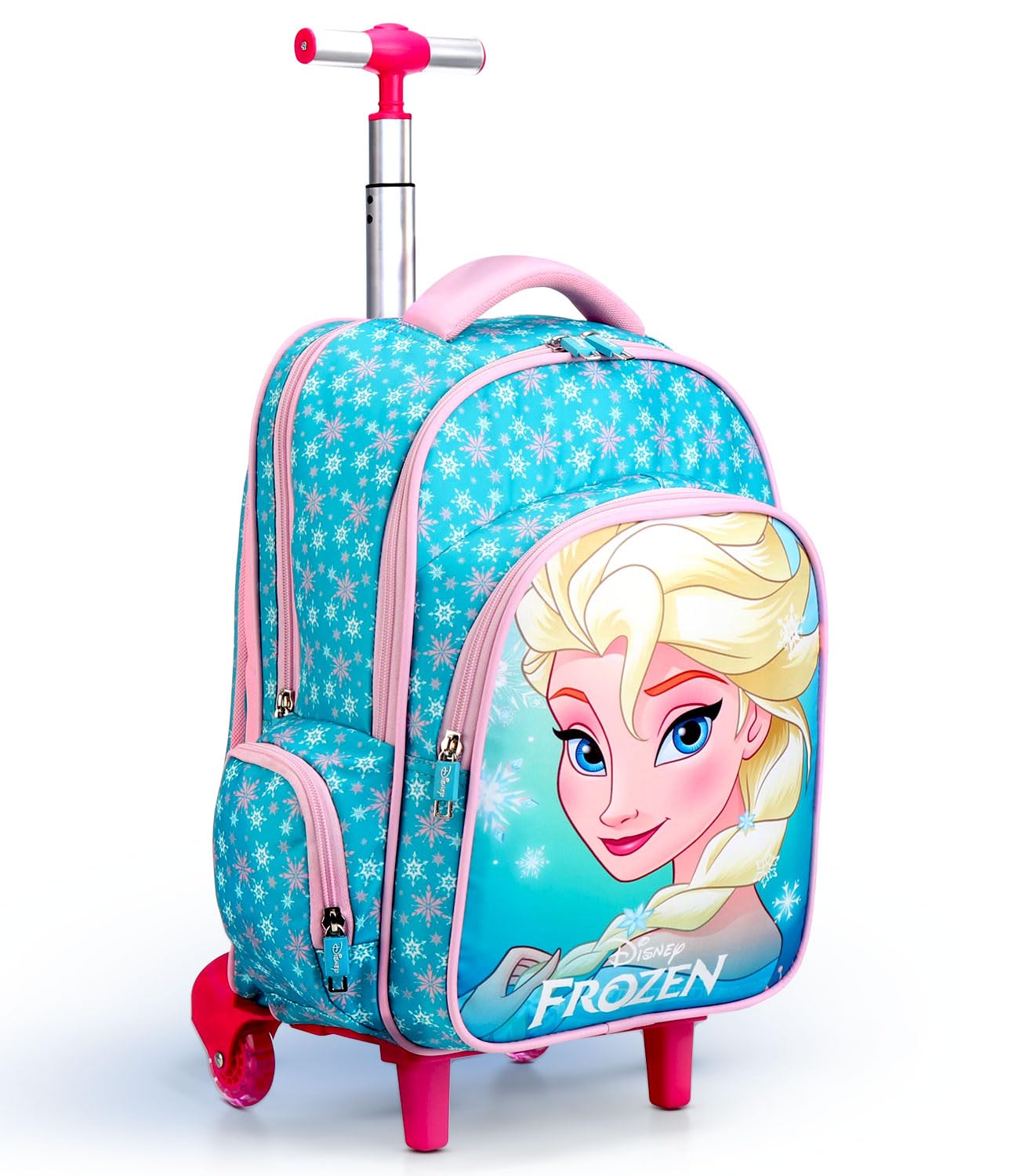 Premium Printed School Trolley Backpack for Kids,Lightweight&Durable,Water Resistant,Perfect for School,Travel&Outdoors for Boy&Girl,Comfortable Back Cushion,15 Inch-image-19