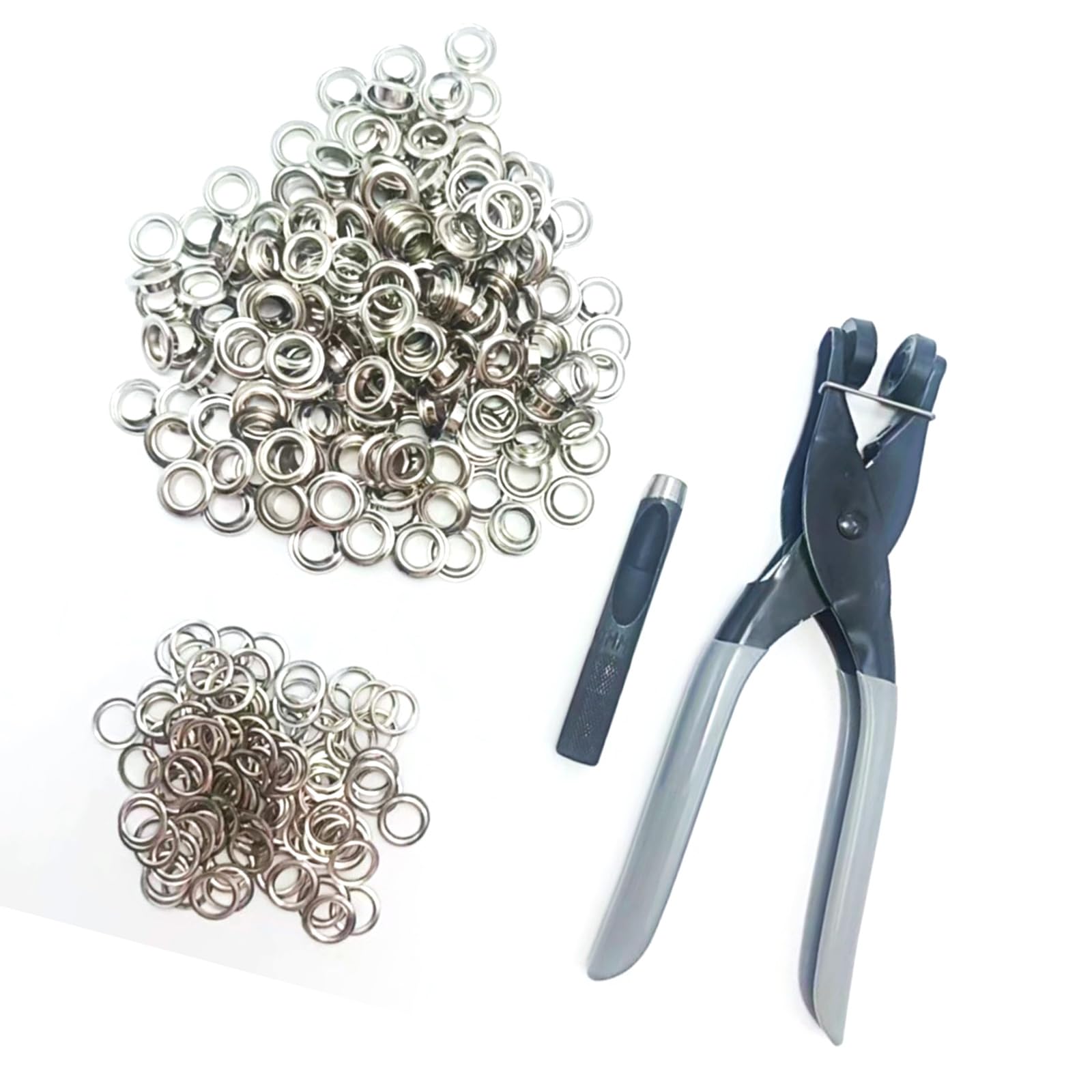 Kaccde 100 Sets Of Buttons Precisions Iron Eyelet Punching Tool Set Push Button Pliers For 10Mm Grommets In Diyer Leather Crafting And Apparel Making Eyelet Pliers