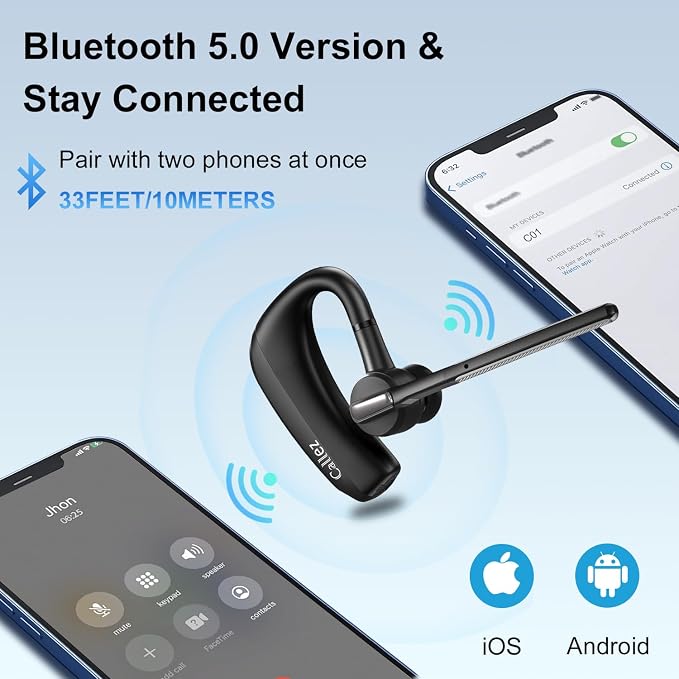 Callez Auricular Bluetooth V5.0 con Micrófono miniatura 2