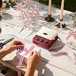 Phomemo P15 Label Maker Printer, Bluetooth Wireless Portable Small Label Maker Machine, Multiple Font Style Rechargeable for Gift, Decoration, Cloth Name Tag, Thermal Transfer Printing In/Out Door Use