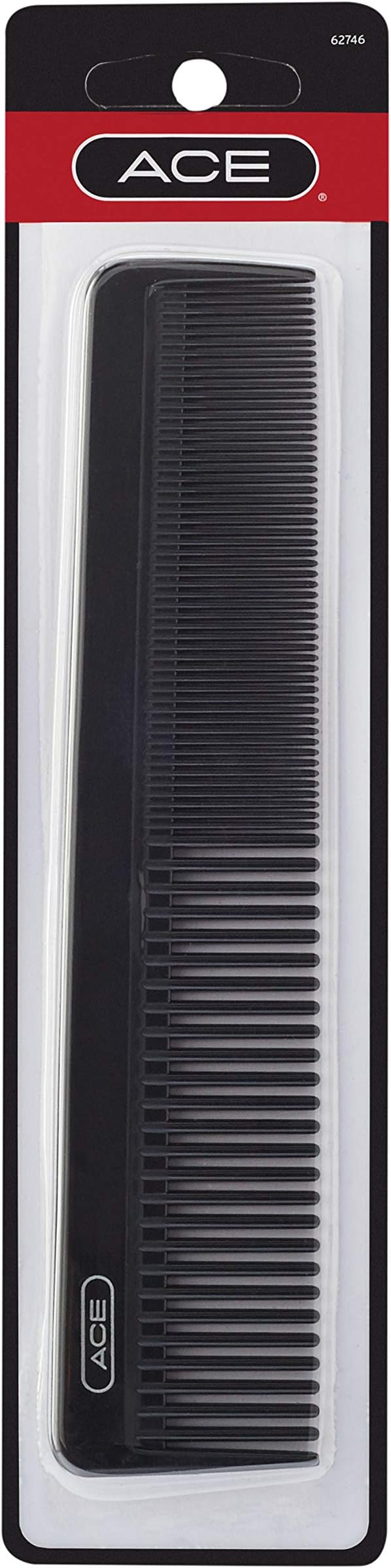 Goody Ace Dressing Comb, Black, 7.5 Inch