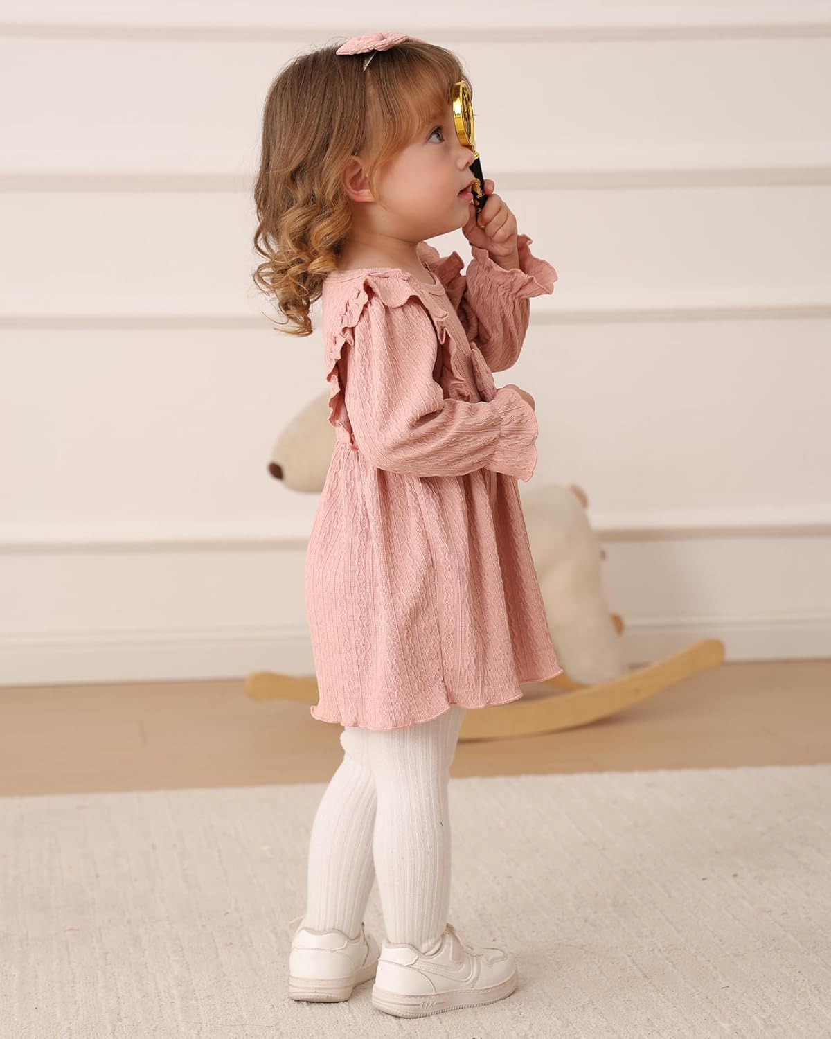 Mioglrie Baby Girl Dress Toddler Girls' Dresses 3 6 9 12 18 24 Months 2t 3t Girls Clothes Fall Winter Outfits - Image 3