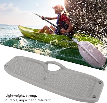 TUORE Transom Mounting Plate Outboard Mount Engine Bracket for PVC Rubber Dinghy Gray