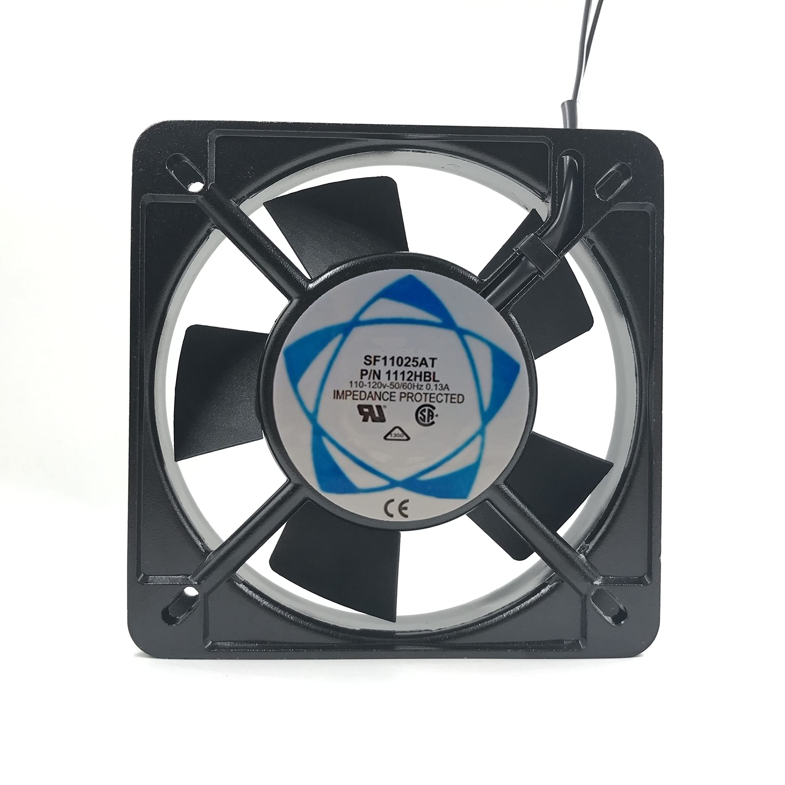 Ventilateur de refroidissement 110V 0,13A pour boîtier électrique 110x110x25mm