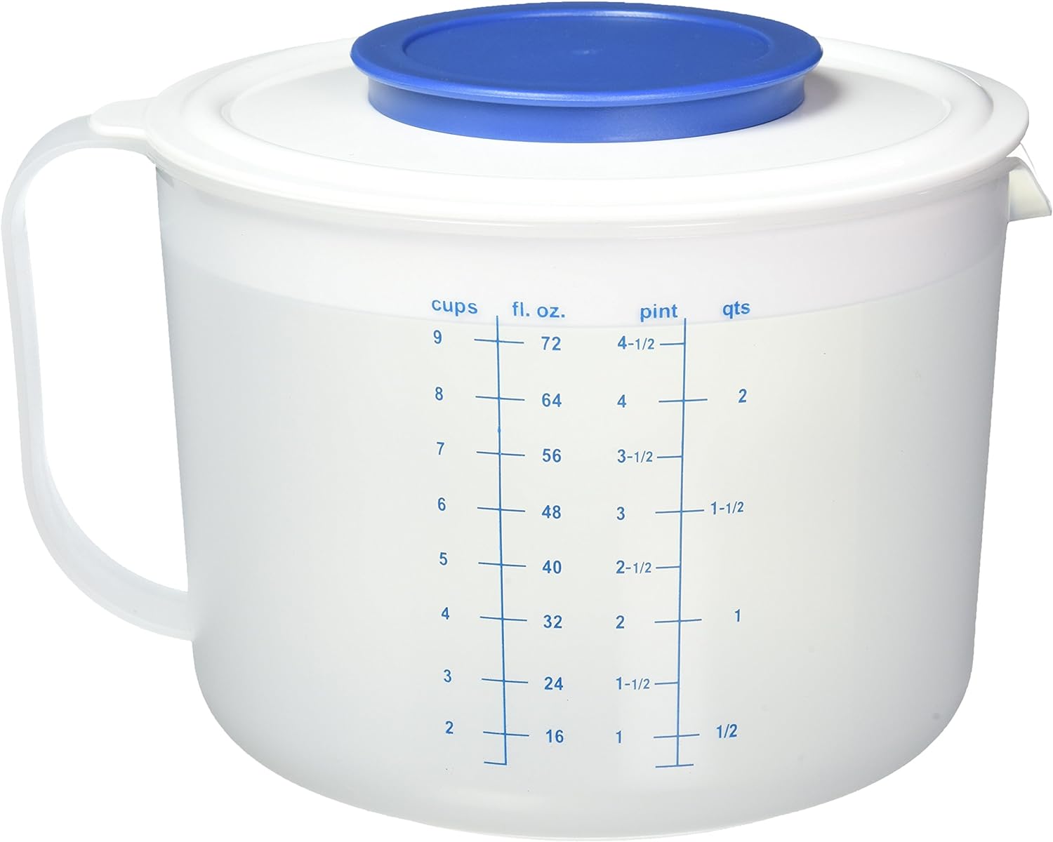Norpro 3039 Mixing Jug with Measures, 9Cup Mixing Bowls