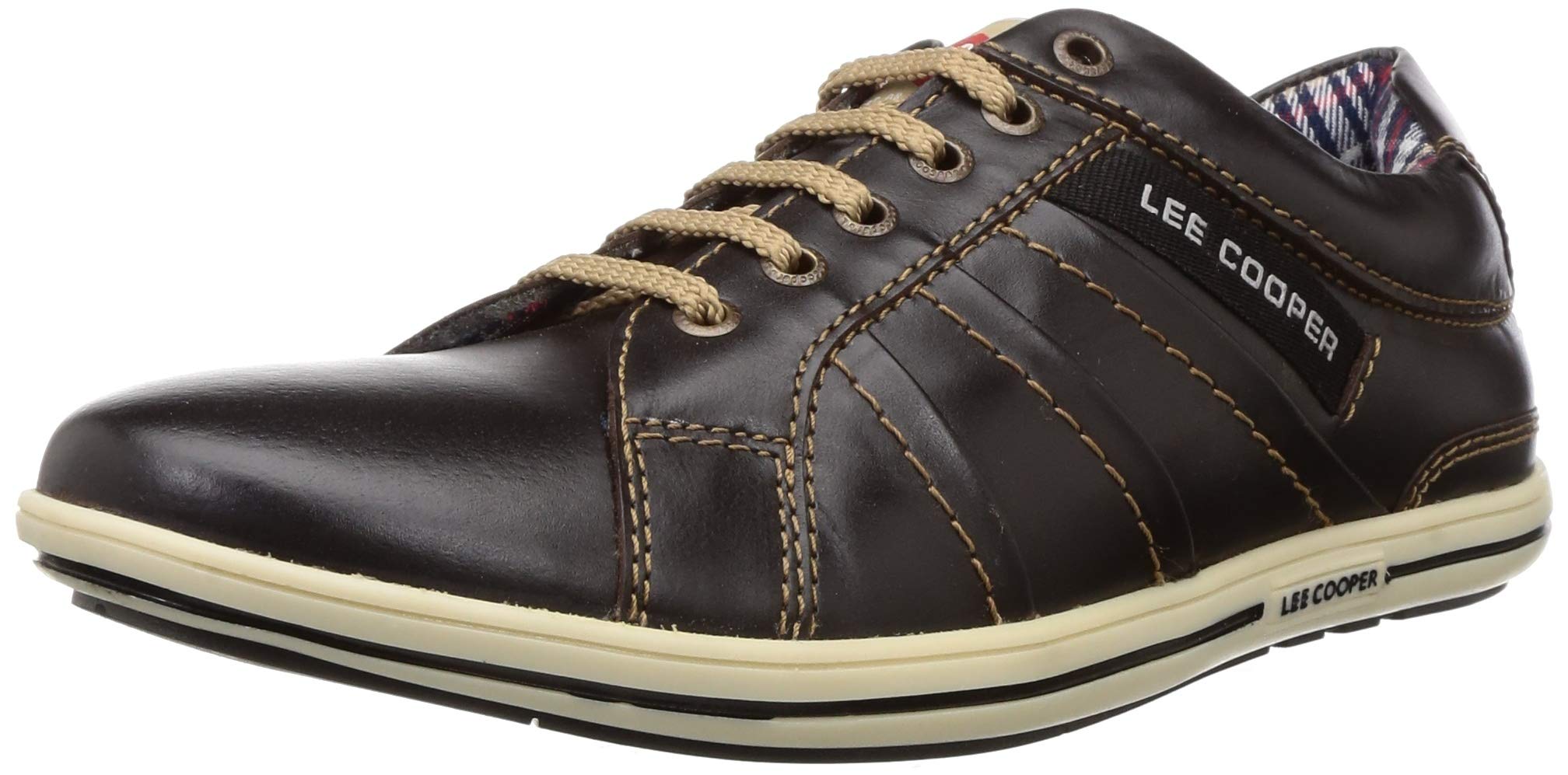 Lee Cooper Mens Brown Sneakers - 11 UK (45 EU) (LC9634BBROWN) (B07HRPLM6Y) Amazon Price History, Amazon Price Tracker