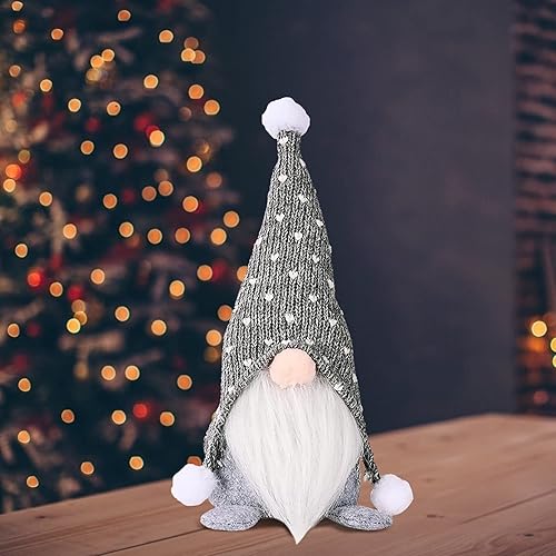 Miniatura 3 de Gnomos de peluche de Navidad, decoración de felpa enana sin rostro, muñeca de peluche hecha a mano, gnomo de peluche enano, gnomo de Navidad, Papá