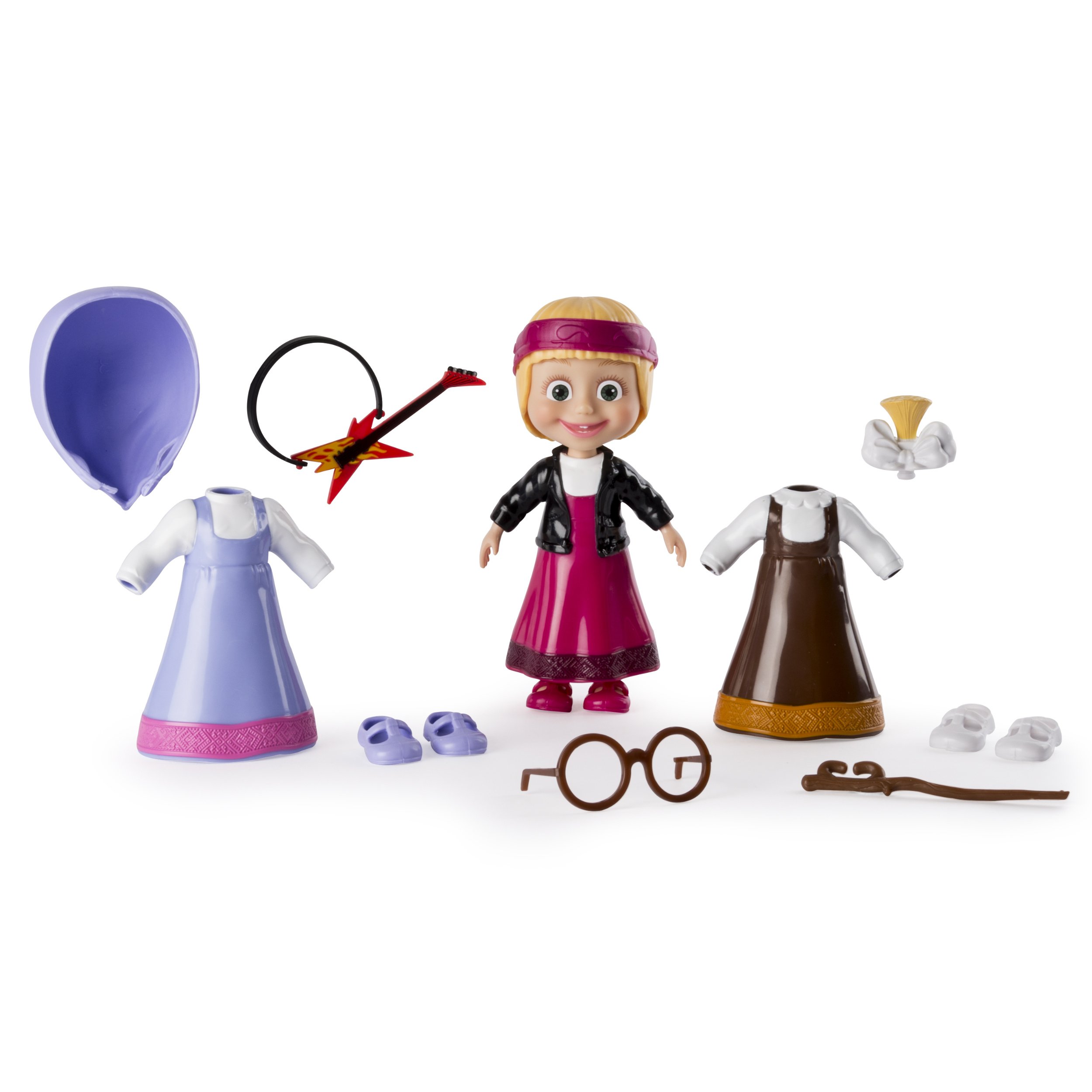 Masha and the Bear - Snap 'N Fashion 2 - Masha Doll : Amazon.in