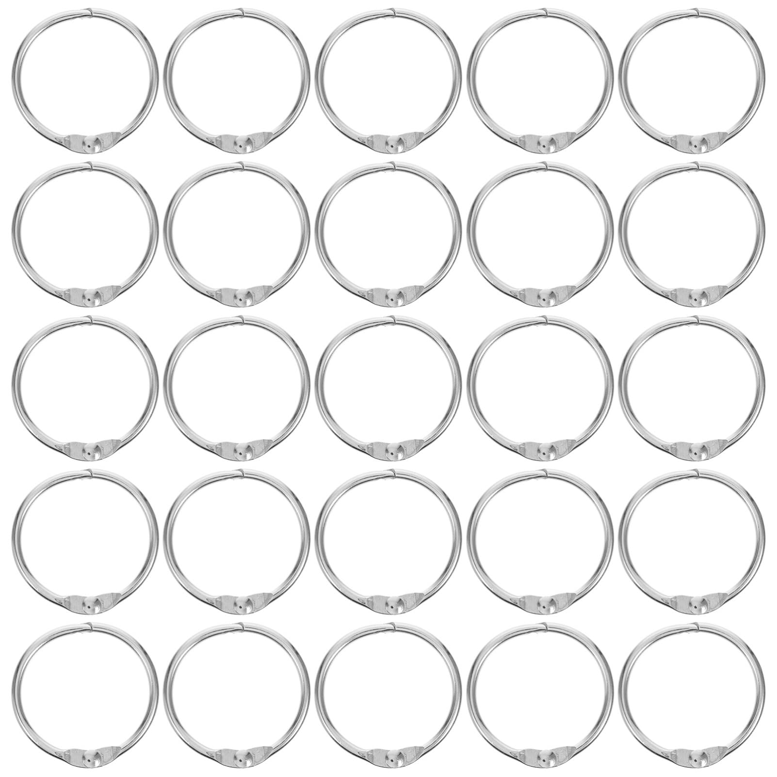NUOBESTY 5 Set Di Raccoglitori Per Libri in Assortiti Con Clip in Metallo Per Schede Indice Scuola Ufficio 100 Pezzi * 5