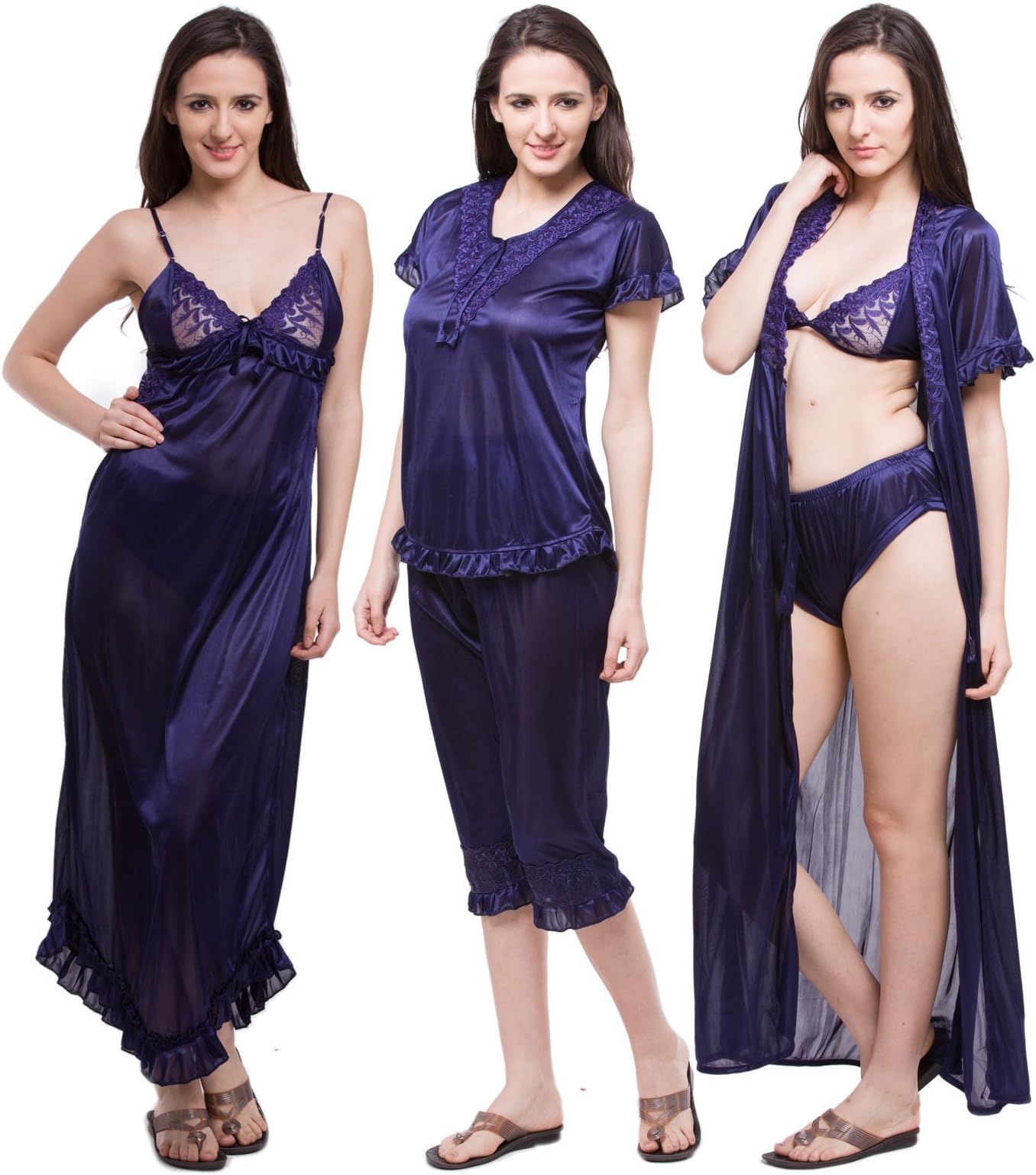 Fasense Women's Nighty Combo