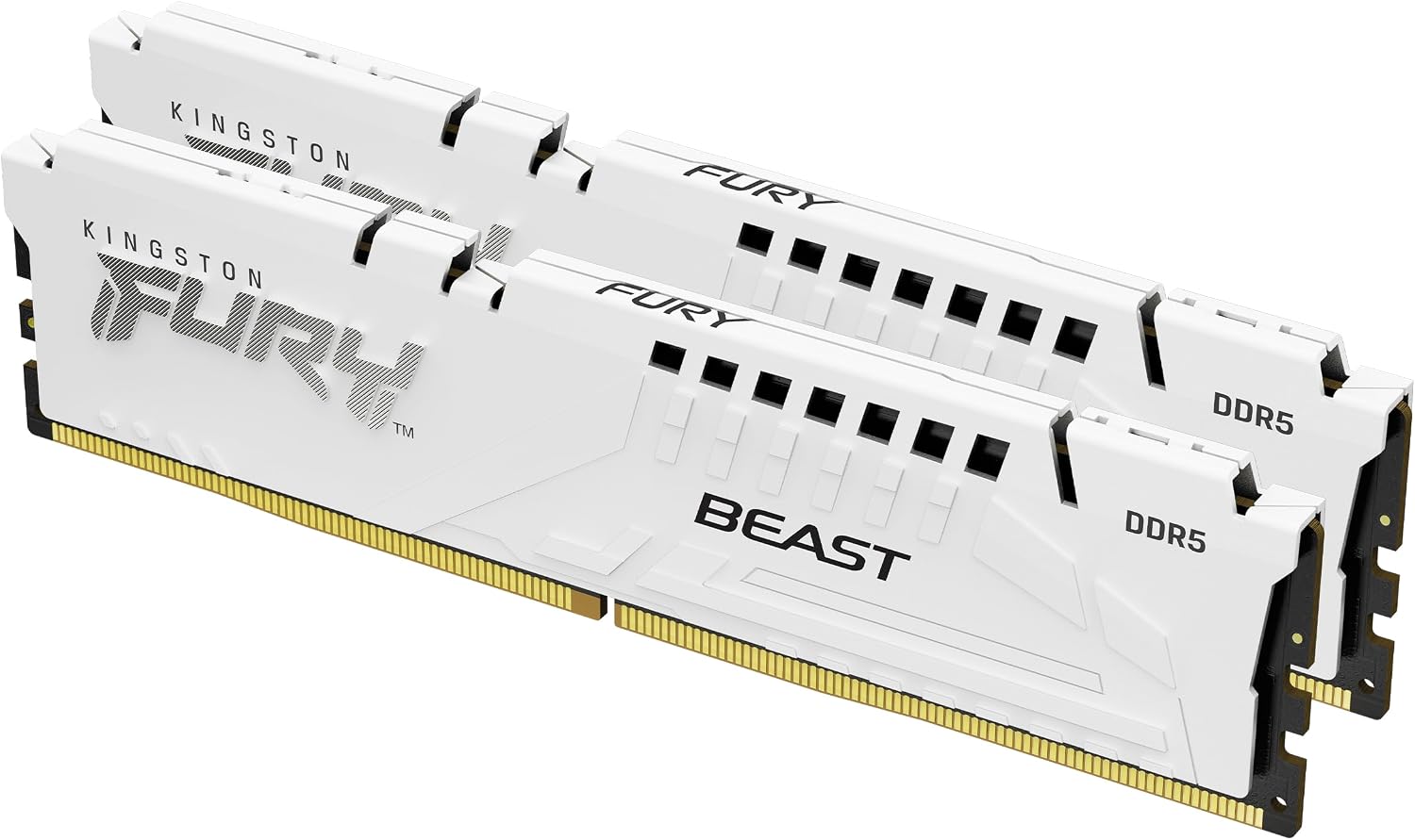 Kingston 64GB (2x32GB) DDR5 6000MT/s CL30 Fury Beast White Expo