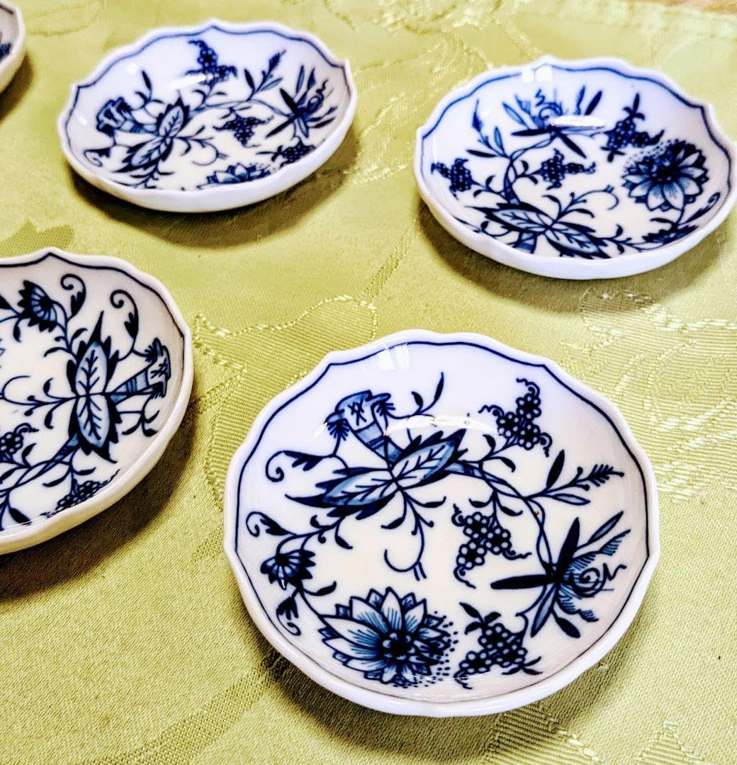 高級品希少　マイセン　Meissen　ブルーオニオン　blue onion 6枚 Amazon.co.jp: 高級品 マイセン Meissen ブルーオニオン blue