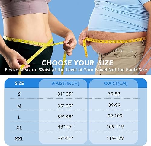 Miniatura 2 de Ci-Han Cinturón de apoyo de espalda transpirable para hombresmujeres para el trabajo, con compresión ajustable en ambos lados, tirantes de espalda