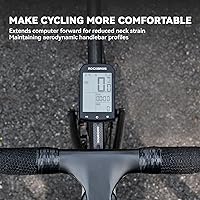 Vista 2 de ROCKBROS Soporte para computadora de bicicleta en la parte delantera compatible con mesas de reloj convencionales, equipado con múltiples tipos