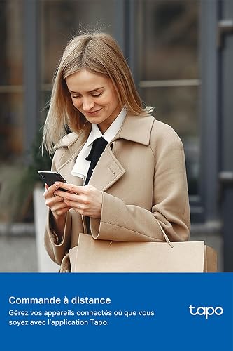 Tapo Matter Prise Connectée WiFi, Suivi de consommation, 16A Type E, Compatible avec Alexa, Google Home et SmartThings, Contrôler le radiateur, le chauffage, Économie d'énergie, Tapo P110M(FR) - 8