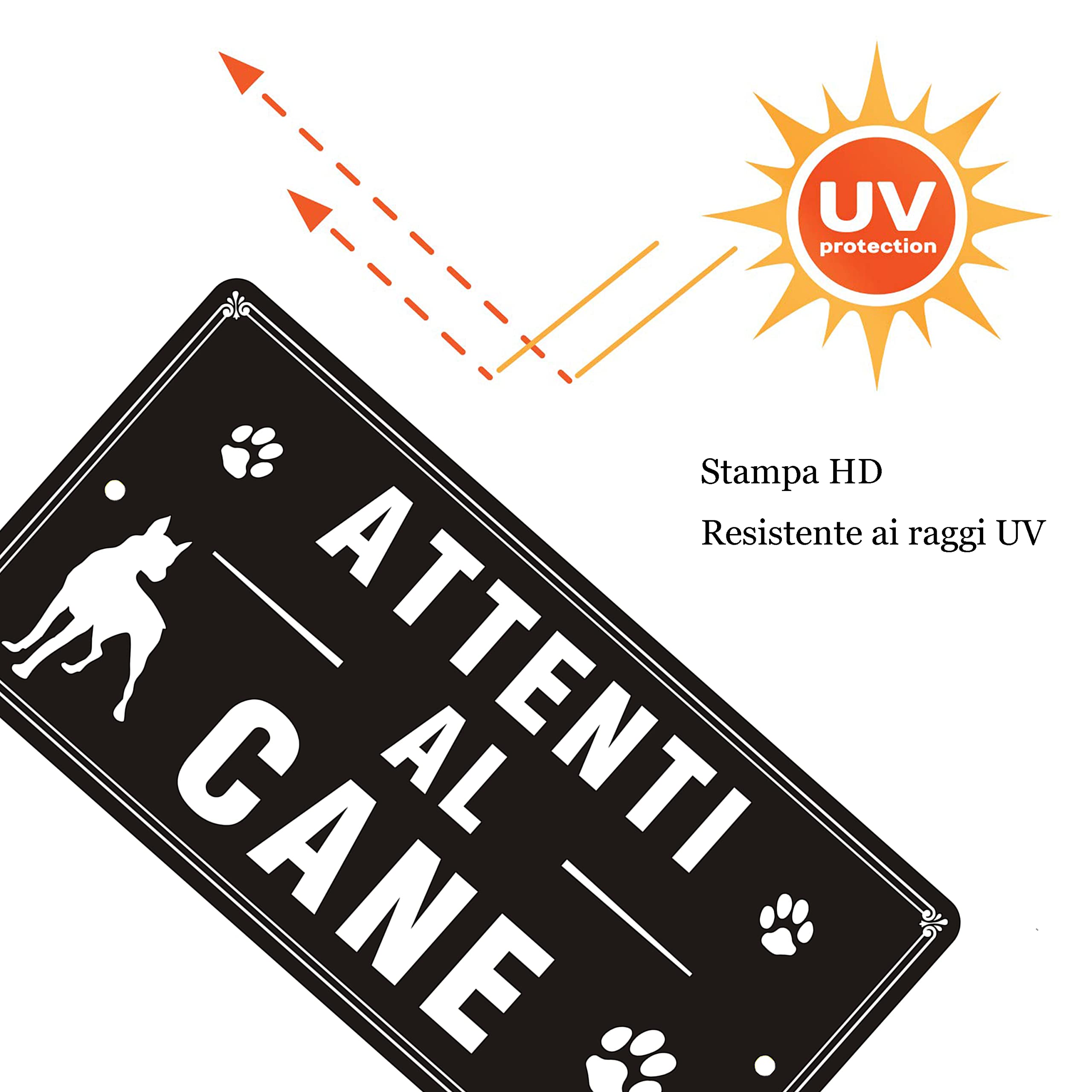 Cartello Alluminio Riflettente "Caution Birds Are Nesting" | 30,5x20,3 Cm | UV Resistente E Impermeabile | 4 Fori
