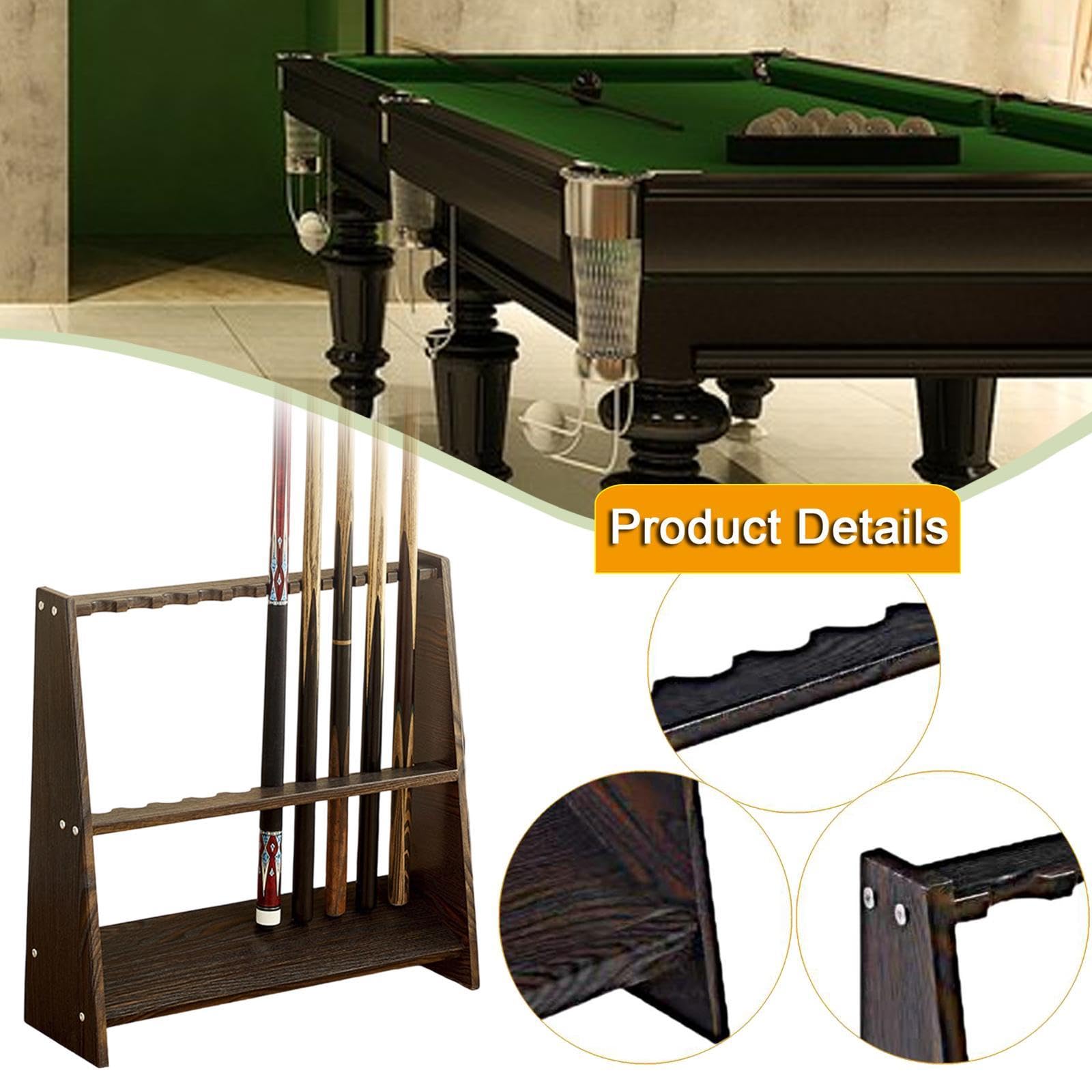 Rastrelliera Biliardo 10 Slot Design Stabile