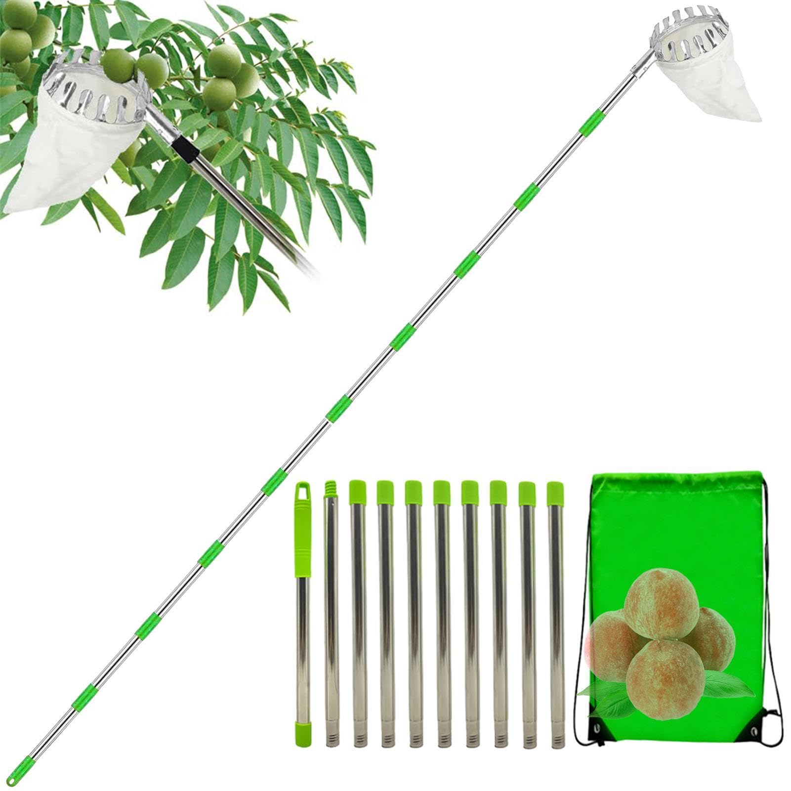 Outil de cueillette de fruits – Cueille-fruits robuste, cueille