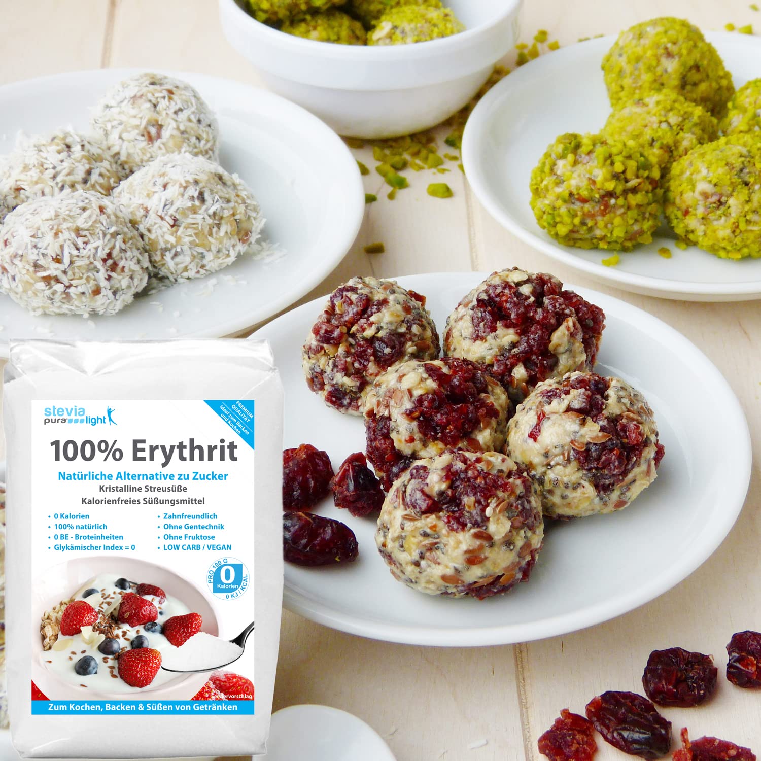 Erythrit | Natürliche Süße zuckerfrei | kalorienfreier Zuckerersatz | Vegan & zahnfreundlich | Zucker Alternative zum Kochen & Backen | 10kg