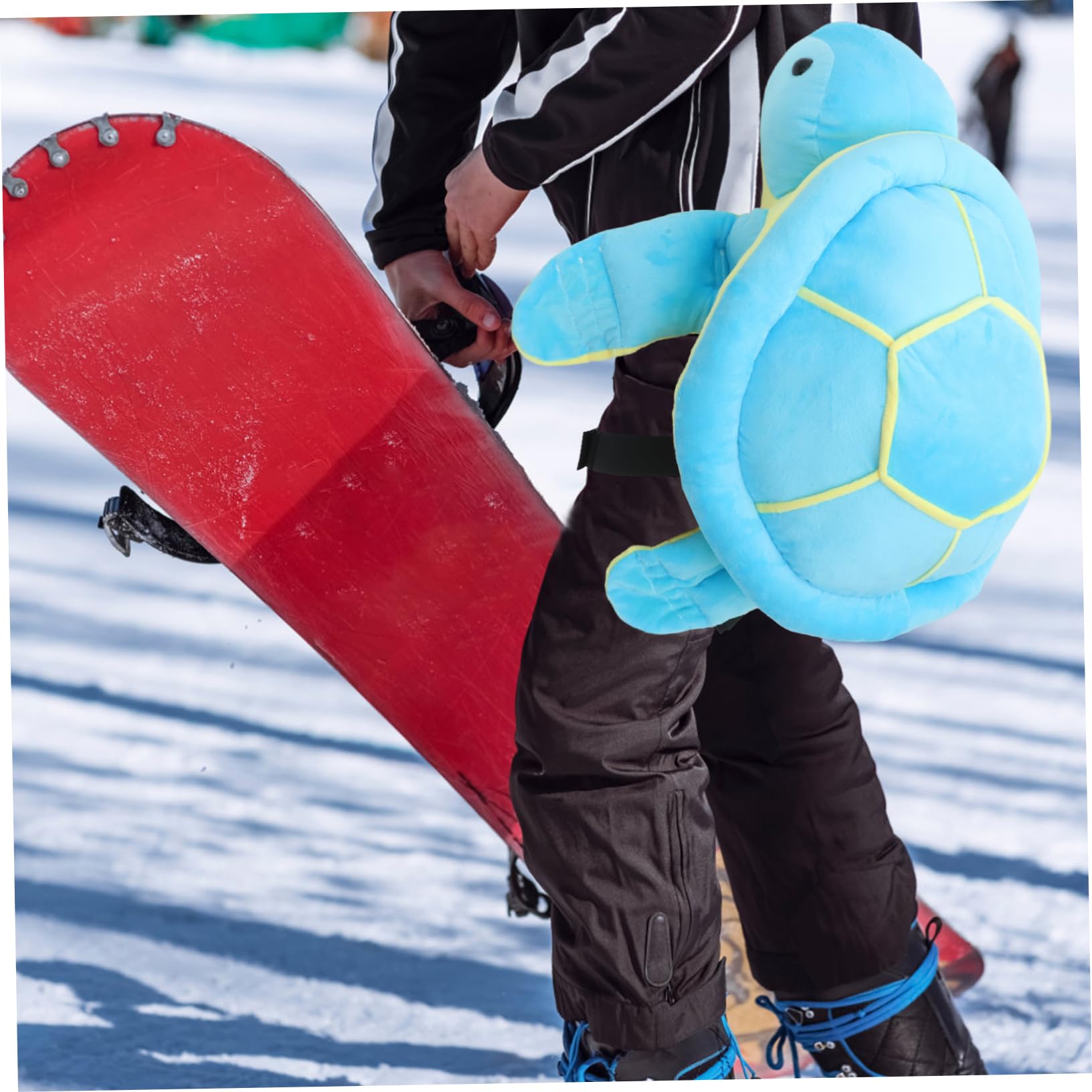 Protector de Cadera y Trasero para Esquí y Patinaje Diseño de Tortuga de Peluche, Resistente a Impactos y Relleno de Algodón PP para Deportes en Interiores
