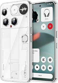 JETech Cover Case for Nothing Phone 3, Clear Shockproof Bumper Cover, Anti-Scratch Hard Back, Protective Slim Fit, Non-Yel... Price In India