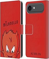 Vista 182 de Head Case Designs Funda de piel con licencia oficial de AC Milan Dream Big Children compatible con Apple iPhone 13 Mini