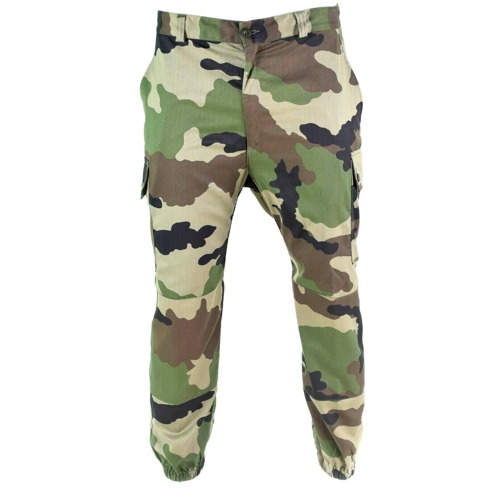 Militar Men's Camouflage Genuine French Army Combat Pants Military Cce Camo T2 Trousers France New