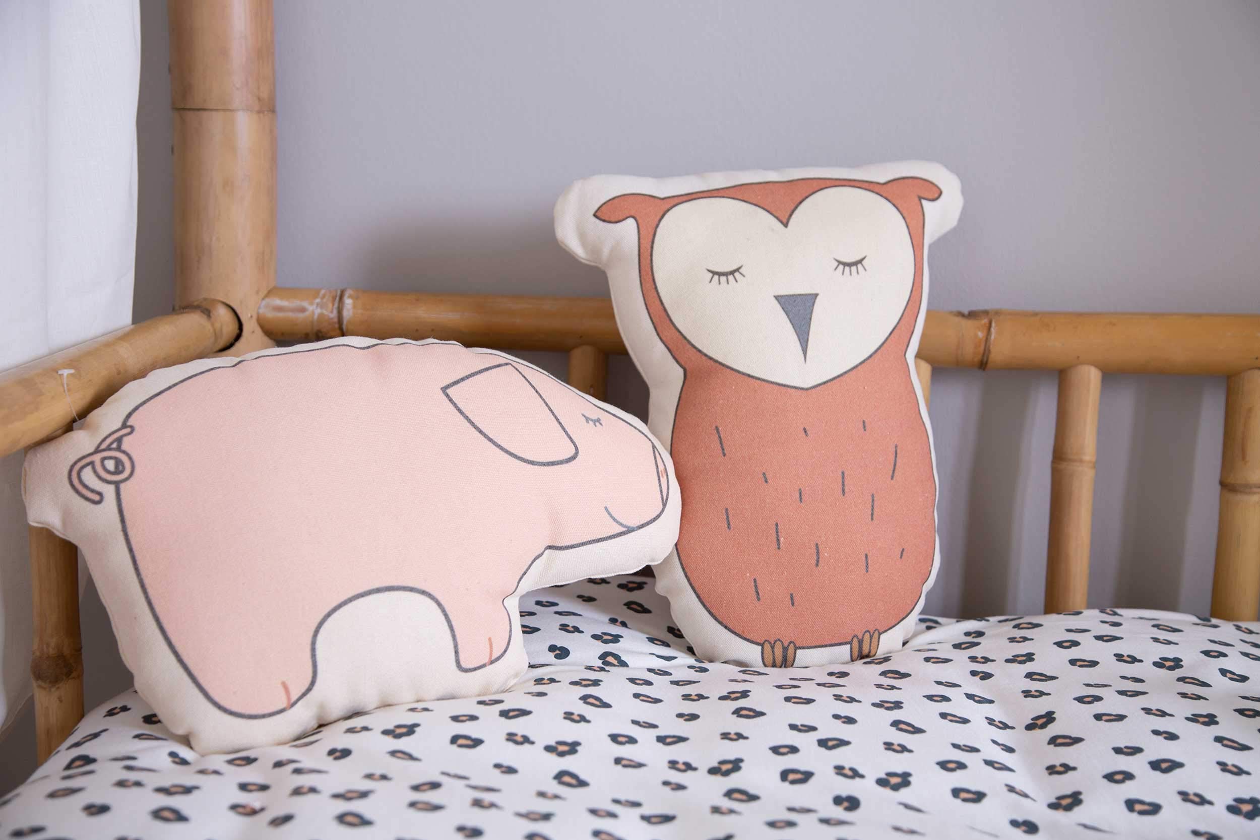 Childhome - Juego de cama para bebé (100 x 140 cm), diseño de leopardo
