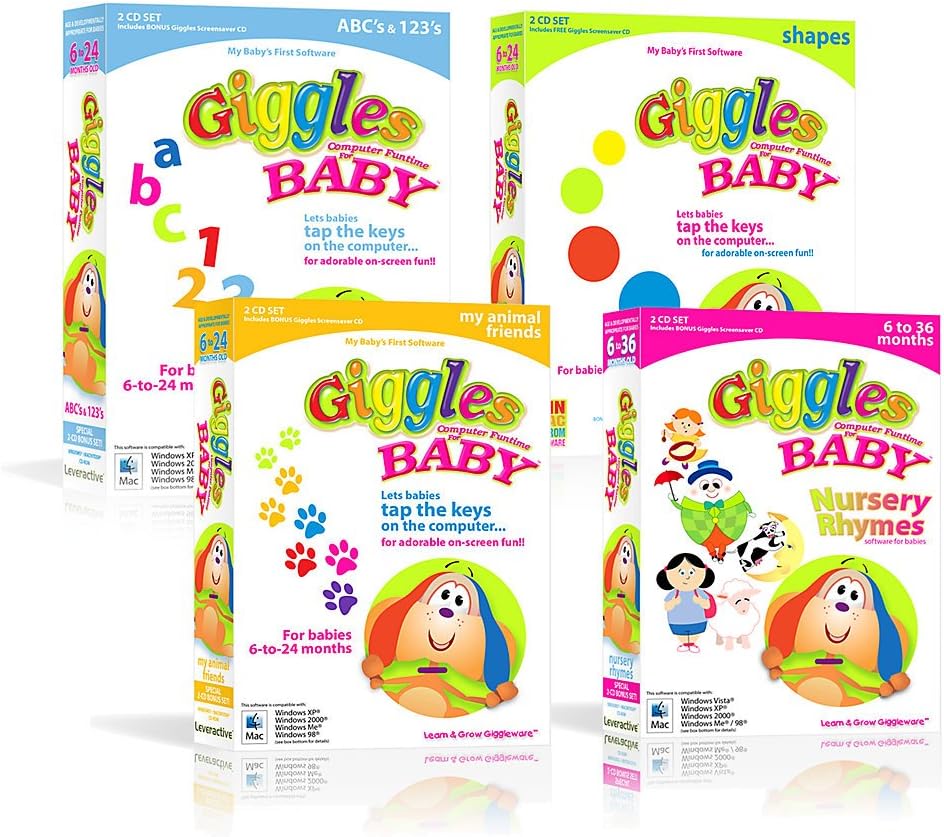 Giggles Computer Funtime For Baby - ABCs & 123'S