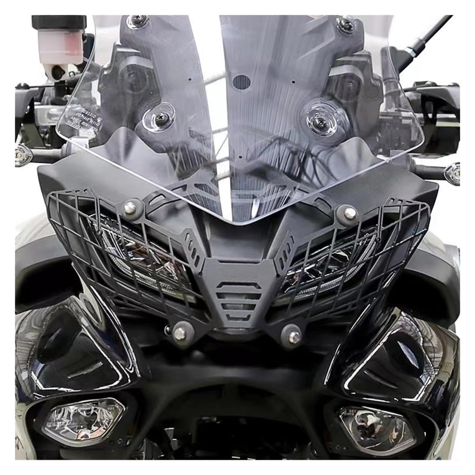Evomosa Für YAM&AHA Für Tracer 9 GT 2022 2023 GT900 GT9 22 23 Scheinwerfer Schutz Abdeckung Schutz Motorrad Zubehör Front Grille Motorrad Mesh Frontlicht Schutzabdeckung