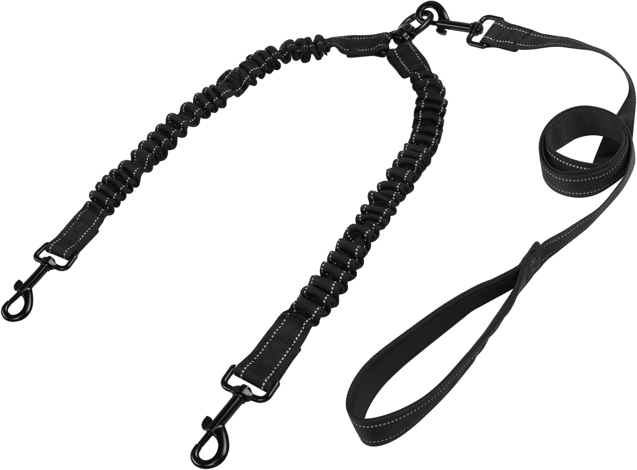 YAODHAOD Double Dog Leash for Two Dogs, 360° Swivel No
