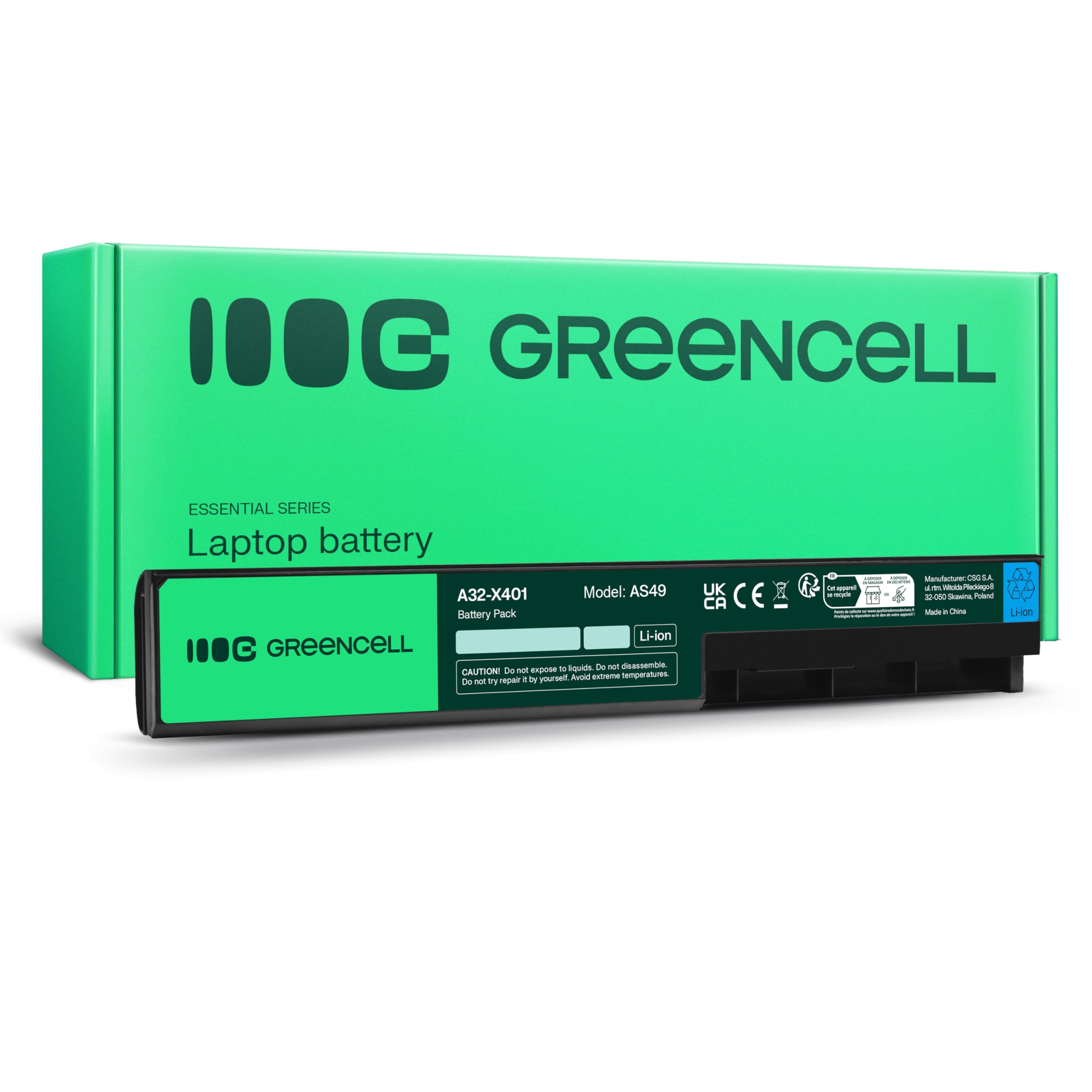 Green Cell Batterie ASUS A32-X401 pour ASUS X501 X501A X501A1 X501U X401 X401A X401A1 X401U X301 X301A X301A1 X301U F301 F301A F301U F401 F401A F401U F501 F501A F501A1 F501U S401