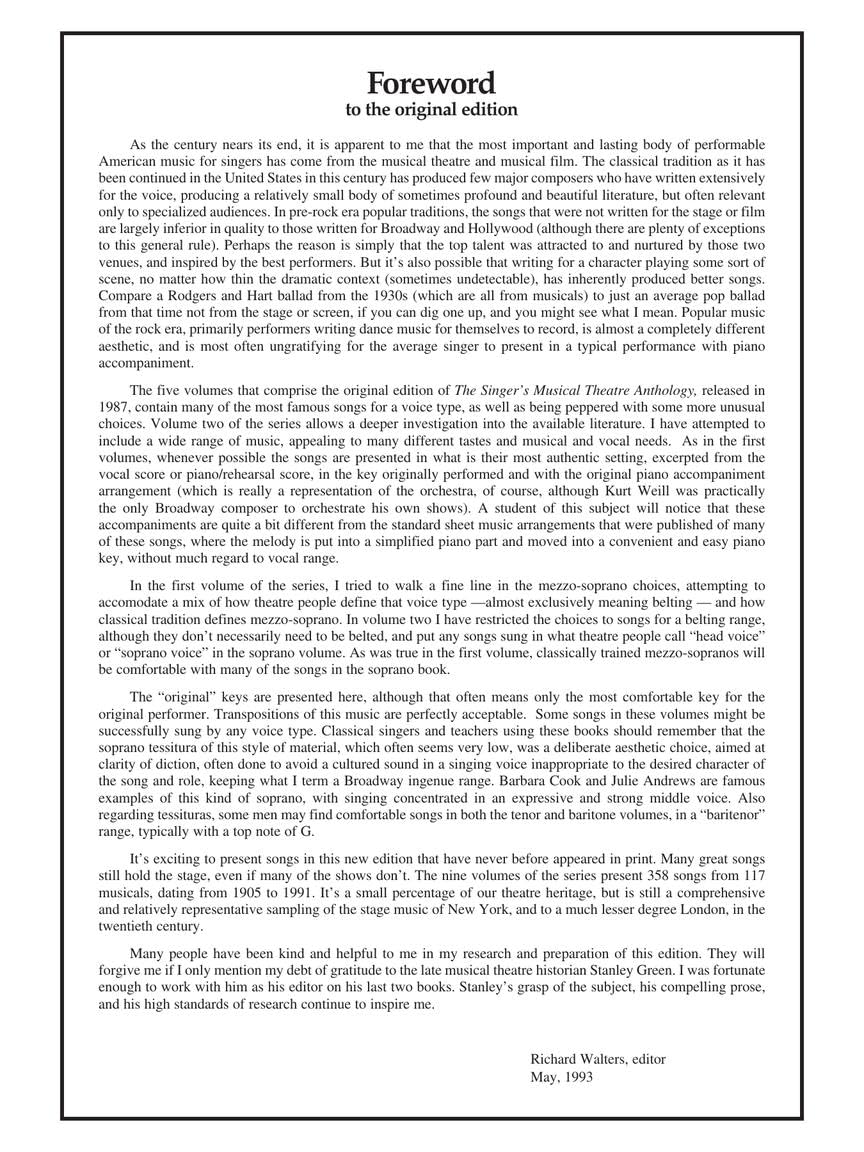The Singer's Musical Theatre Anthology: Tenor Book (2)