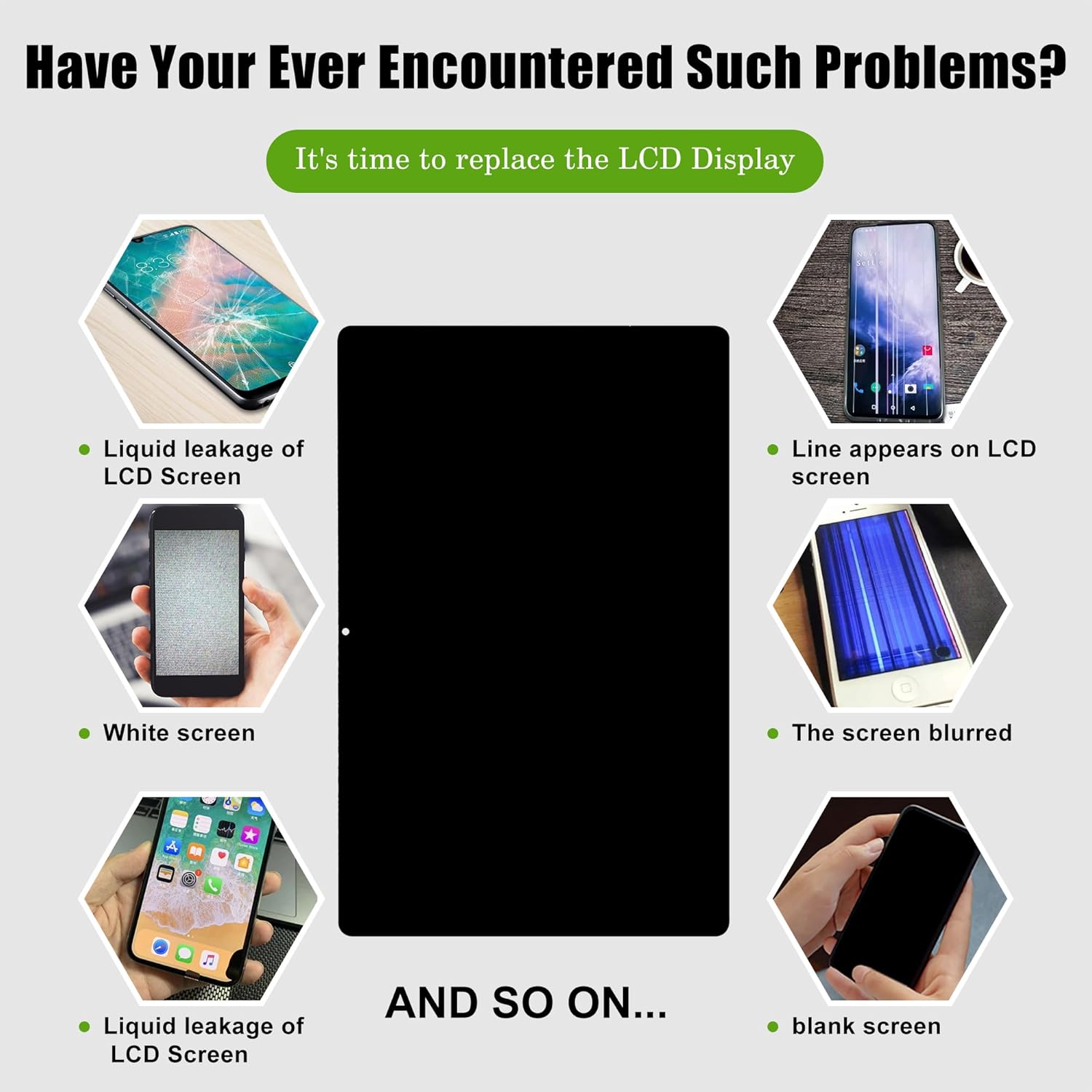 LCD Display Replacement Compatible with T-Mobile Revvl Tab 5G TMRV5GTB Touch Screen Digitizer Assembly with Repair Tools-10.36inch