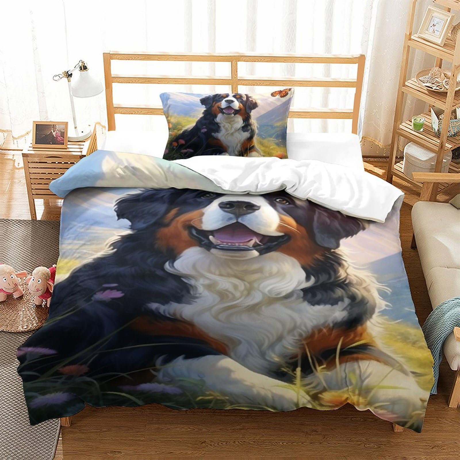 Parure de lit Mastiff Tibétain pour transformer la chambre ado avec une housse de couette 3D