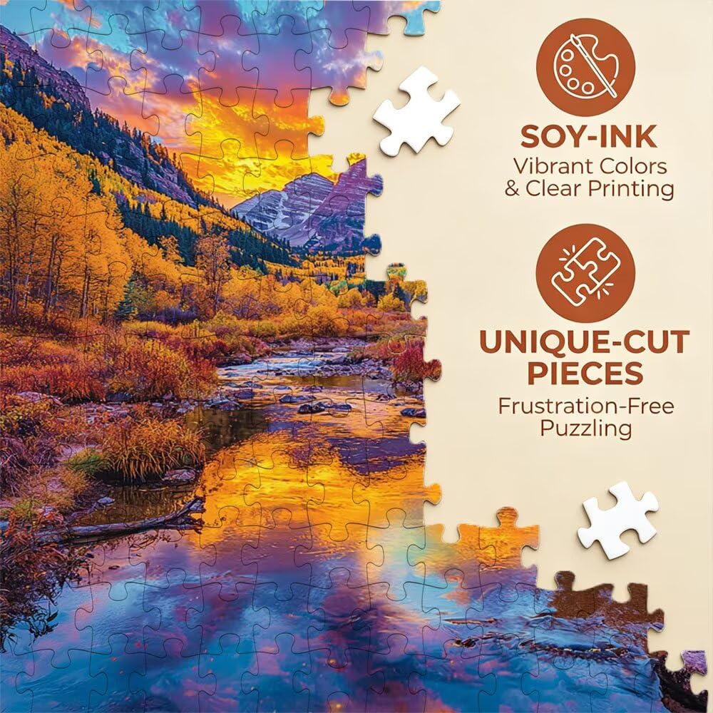 Puzzle 5000 Pezzi, Paesaggio Forestale 3D Puzzle per Adulti Impegnativo, Educa Puzzles Artistico, Divertente E Stimolante Puzzles Decorativo per La Famiglia, Regalo e Decorazione Pareti DX0YL6-793