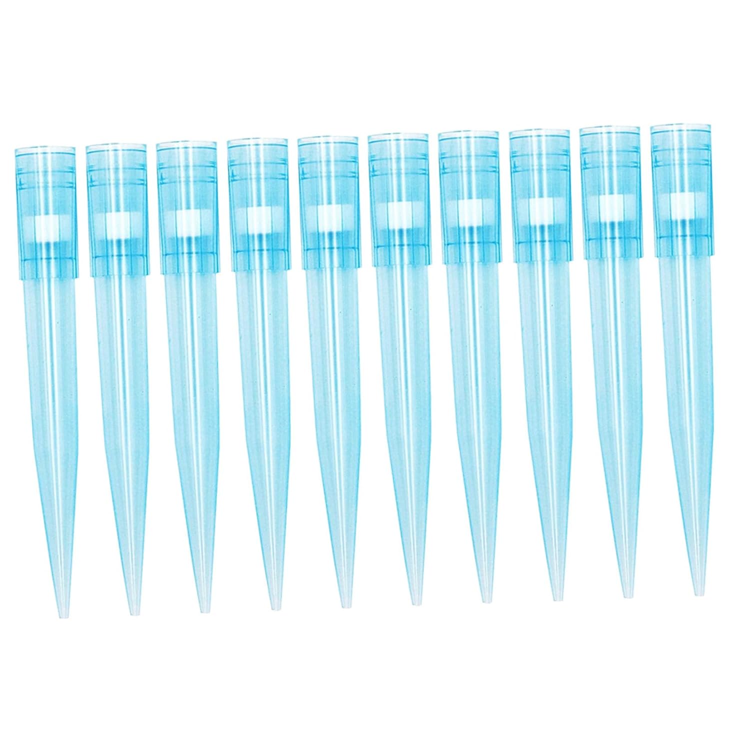 500pcs Disposable 1ml Pipette Tips with Filter, Universal Plastic Pipettor Tips for Laboratory Liquid Handling, Compatible Equipment