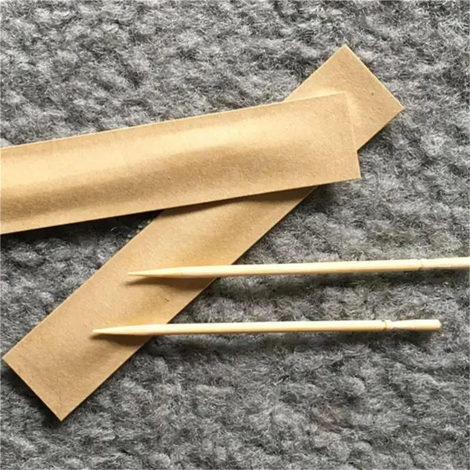 Stuzzicadenti, Stuzzicadenti in Legno 5000 stuzzicadenti di Frutta in bambù Confezioni Singole Carta Kraft for ristoranti for la Pulizia dei Denti