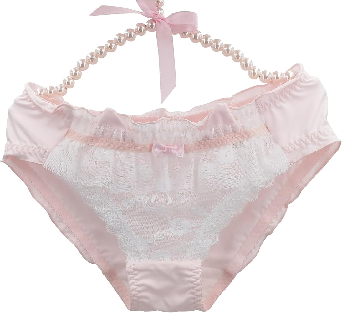 ロリ  pantie Amazon.co.jp: [EasyTalk] ショーツ 可愛い ロリ パンツ レディース 下着 セクシー レーヨン生地 パンティー 女性用  透気快適 ネコ耳可愛いデザイン エレガントレーシー レース 少女雰囲気 女性 美尻 (M, ピンク) : ファッション