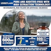 Vista 4 de Astaxantina de 15 mg + Panax Ginseng, suplementos de ginkgo biloba, 90 cápsulas veganas, promueve la energía de la salud ocular, apoyo