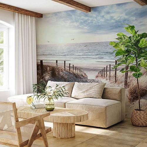 Miniatura 9 de artgeist Mural de pared premium Playa Mar 138 x 101 pulgadas - Papel tapiz no tejido, decoración de pared de forro polar, impresión fotográfica,