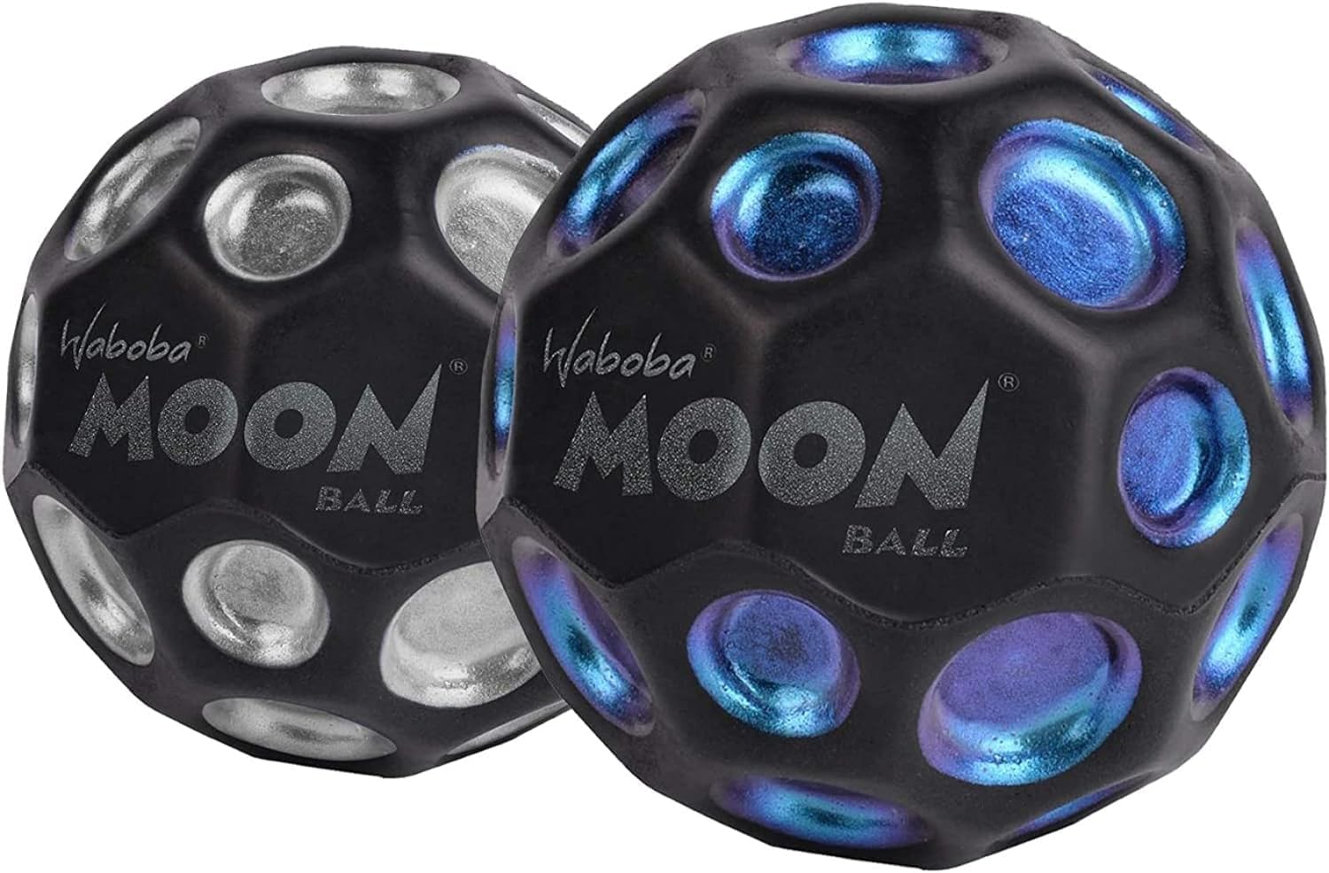 Funstuff Waboba Moon Ball, Dark Side of The Moon, Hyper Bouncing - 2 Pack