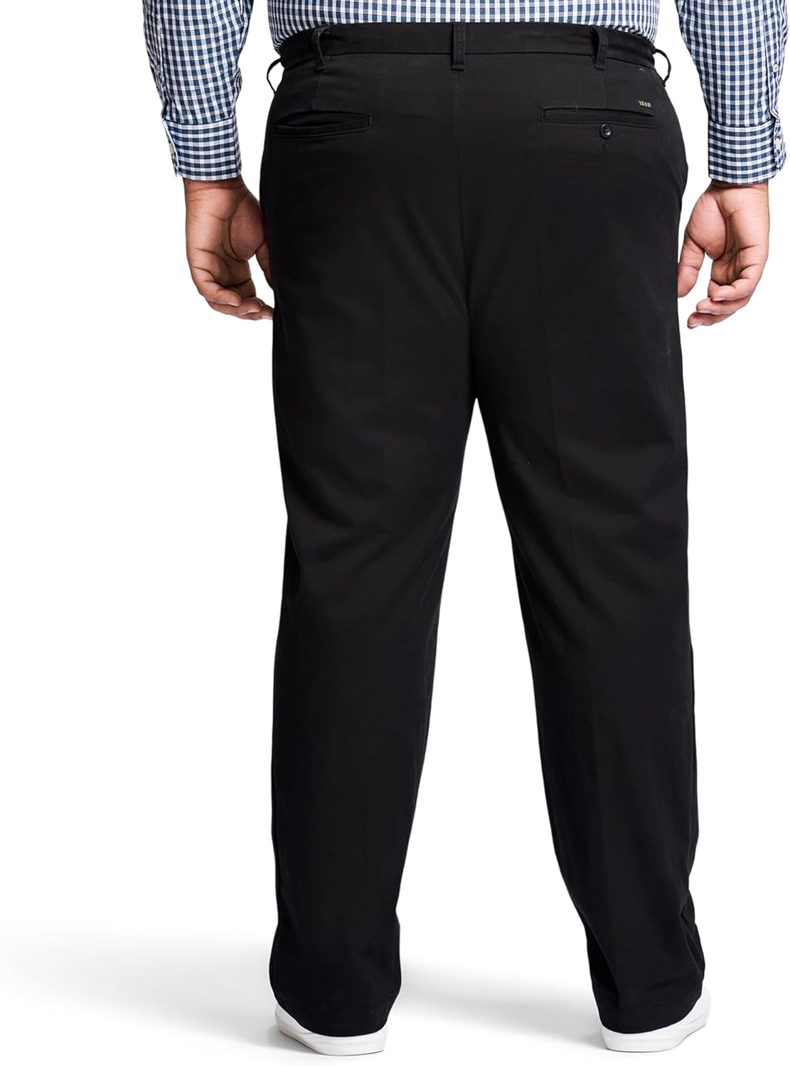Izod Mens Big and Tall Performance Stretch Flat Front Pant - Image 2