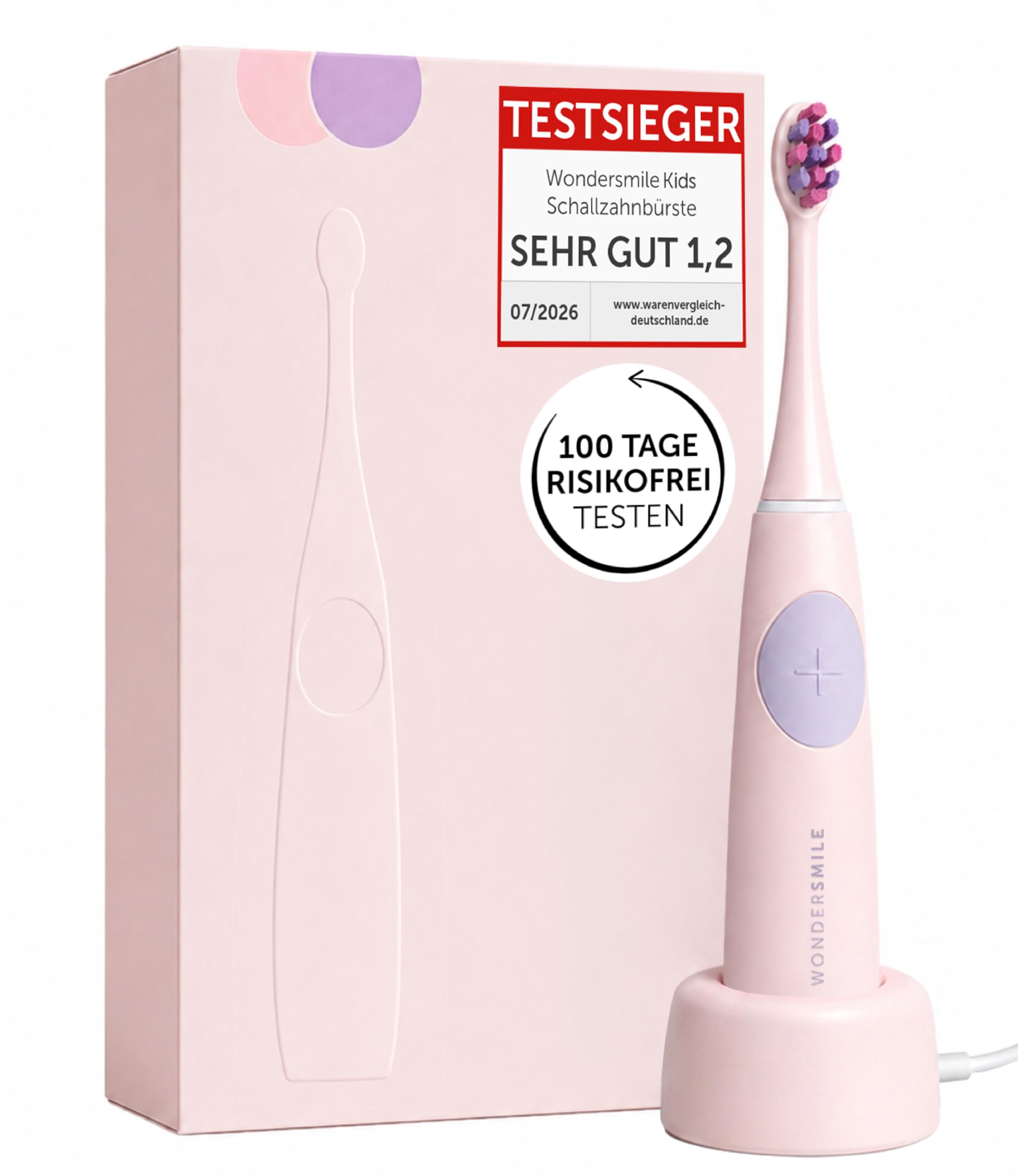 WonderSmile Spazzolino da denti sonico per bambini dai 3 anni in su