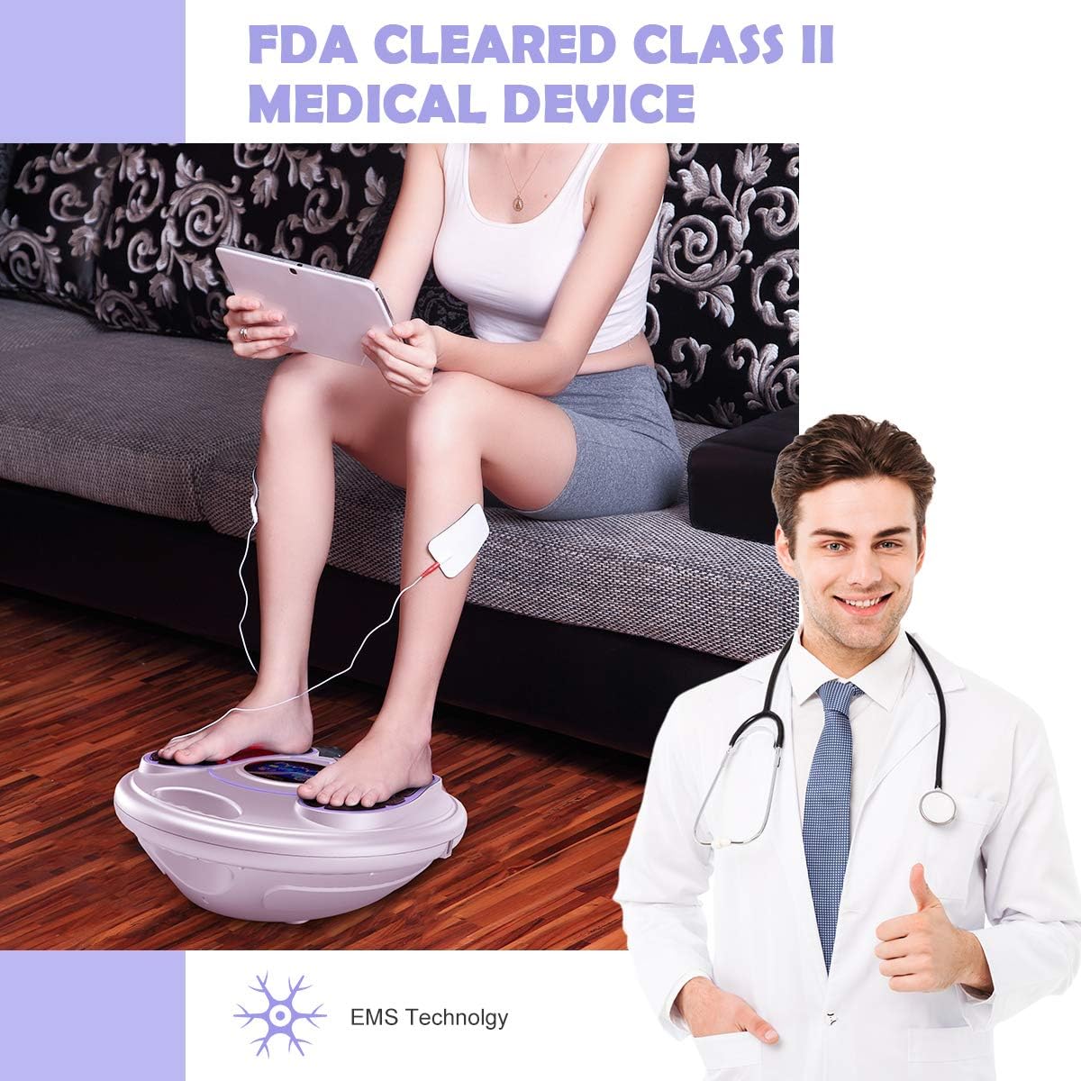 Buy Diabetic Foot Massager Circulation, Foot Massagers for Neuropathy