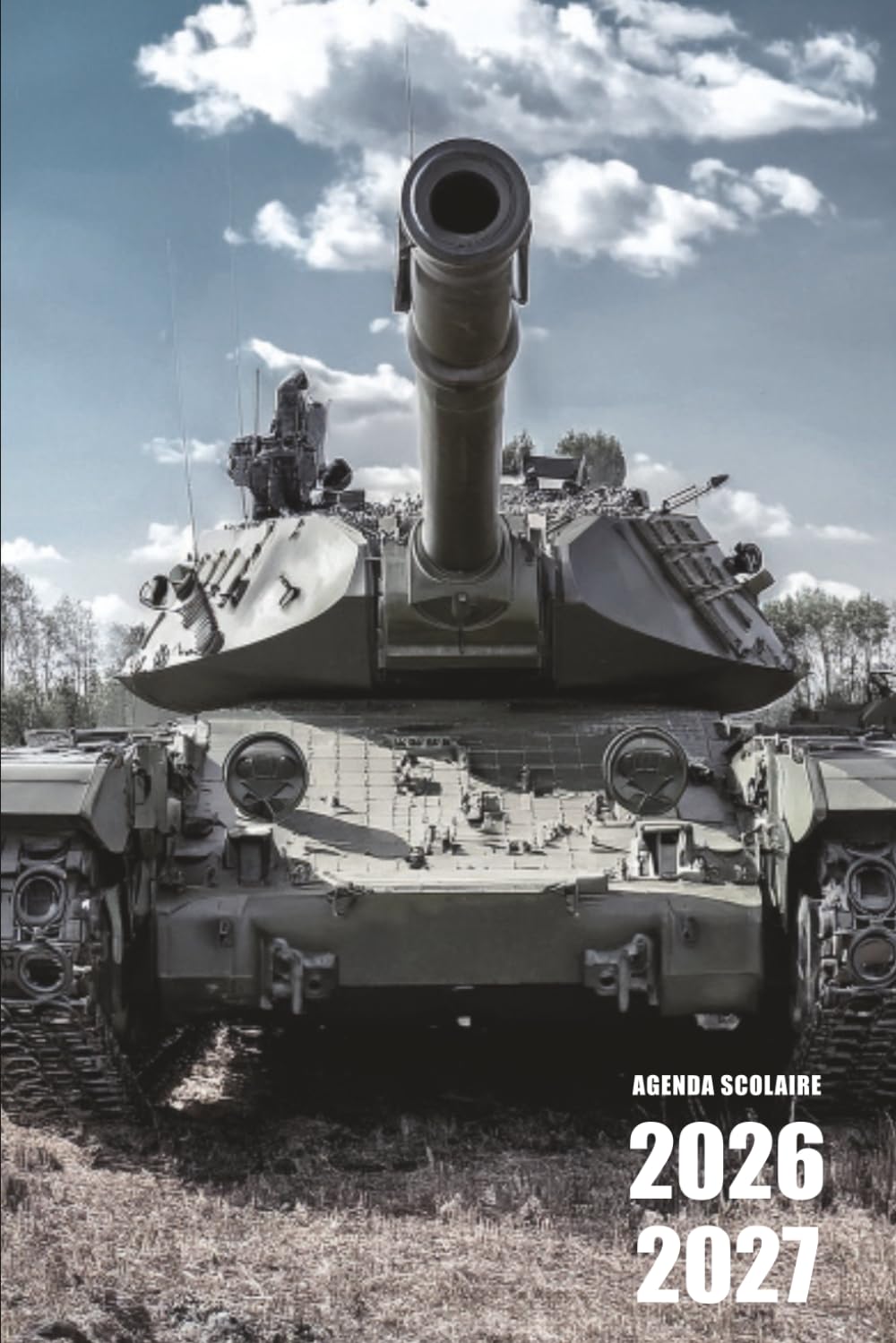 Agenda Scolaire Gamer Militaire 2026-2027: Tank, Blindé, Armée | Septembre à Juillet | Étudiants, Collège, Lycée (Format A5)