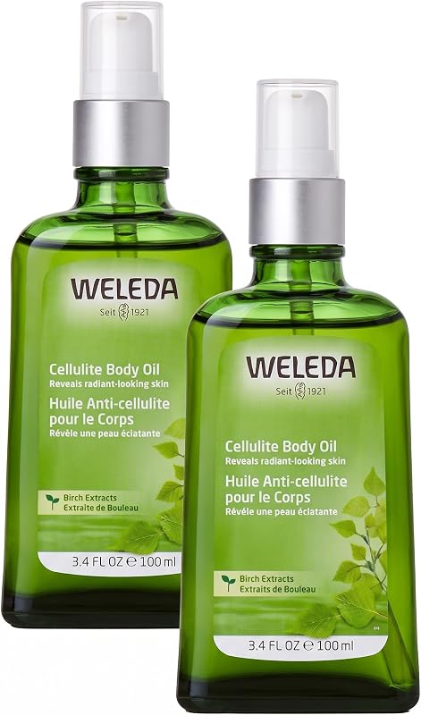 Óleo corporal Weleda com extratos de bétula, alecrim e jojoba, 100 mL, pacote com 2