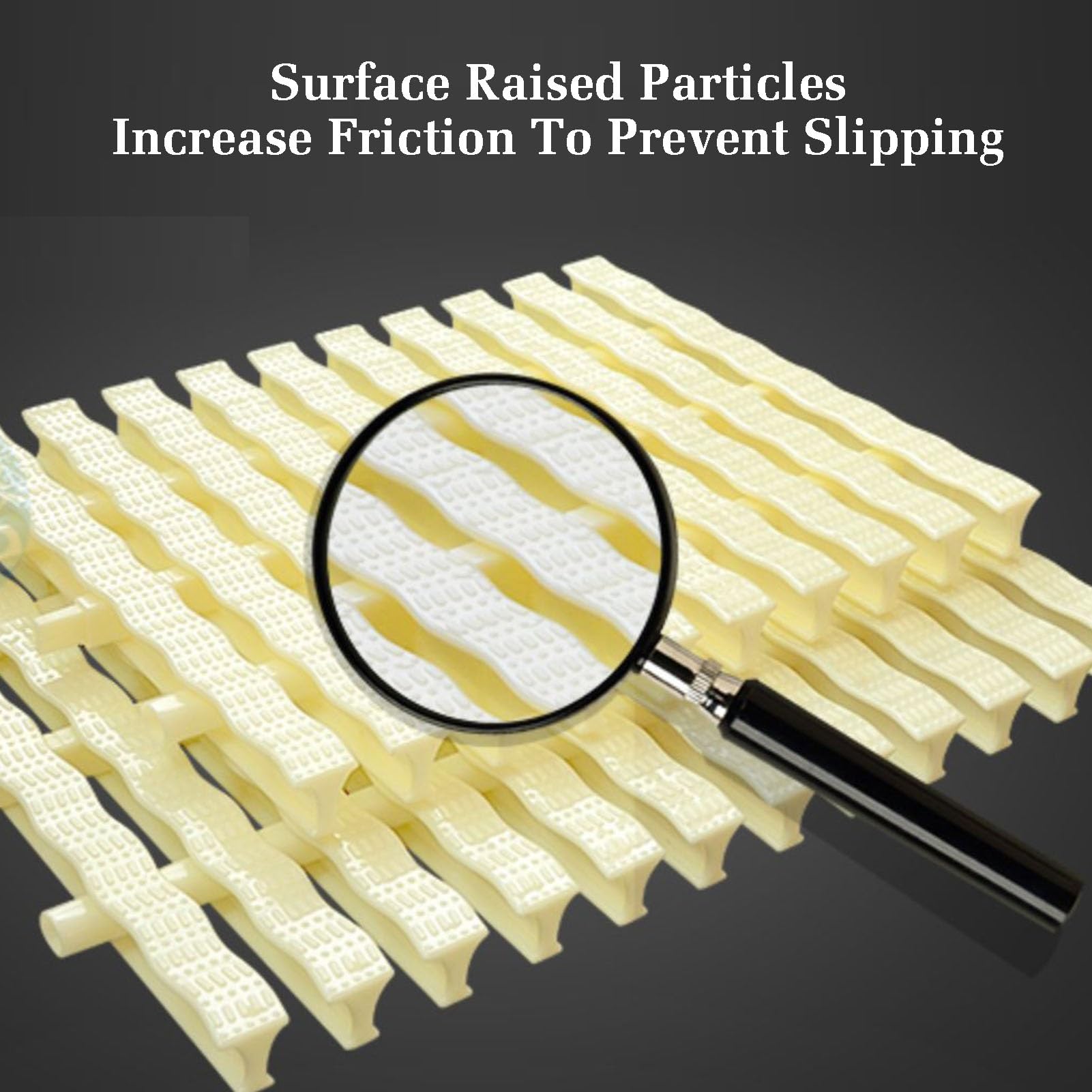 Rejillas para Piscinas, Rejilla de desagüe Duradera para Piscinas, 30x100 cm (6 Piezas), Rejilla de Canal empalmable para Uso Interior/Exterior: solución eficaz contra desbordamientos y Tira